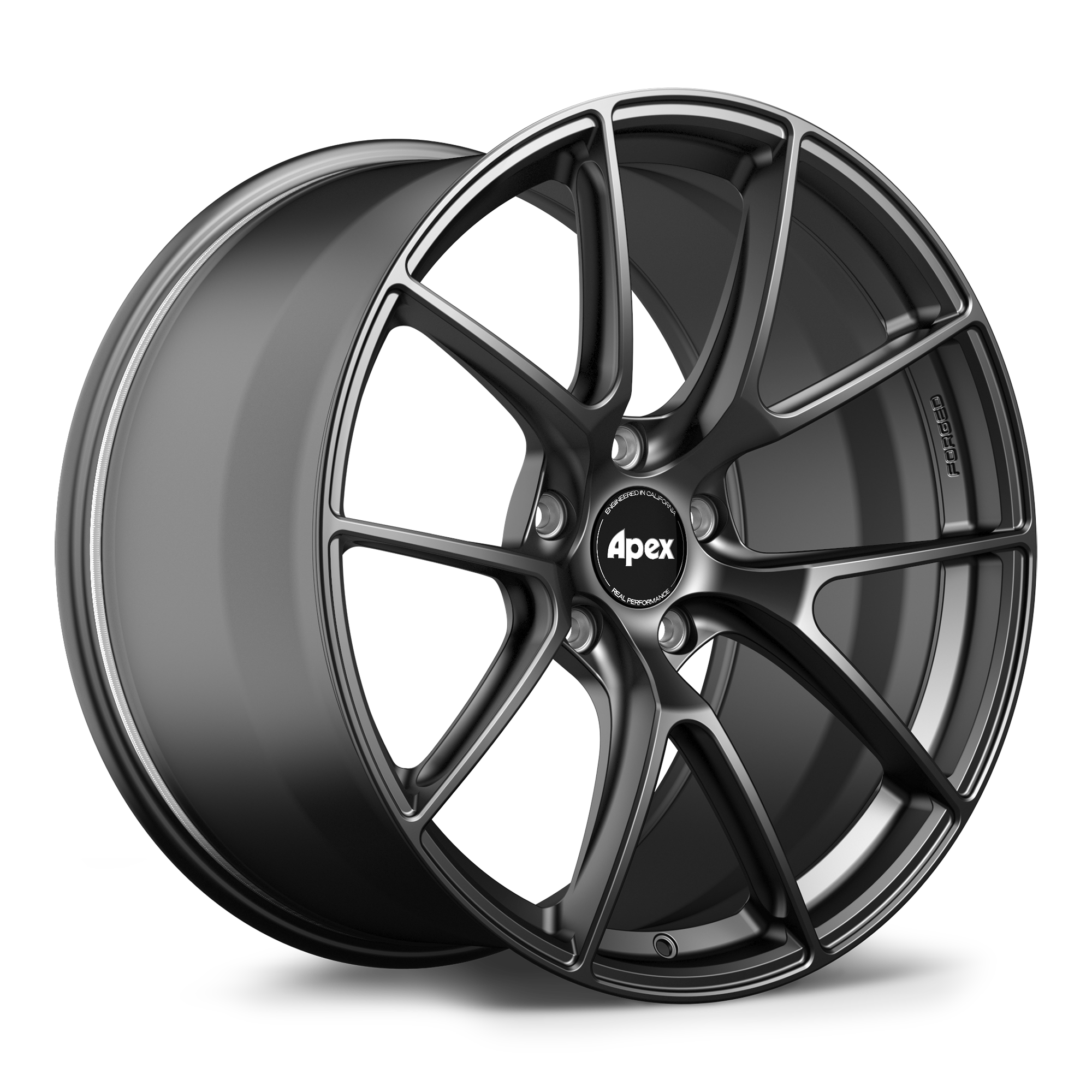 Apex VS-5RS Forged Alloy Wheel 21x12 ET44 PSCL Satin Black 101mm CB