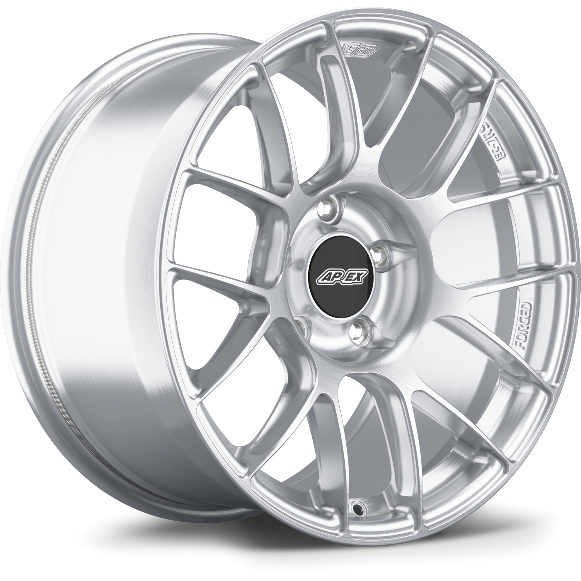 Apex EC-7RS Forged Alloy Wheel 18x9 ET30 5x120 Brushed Clear 72.56mm CB