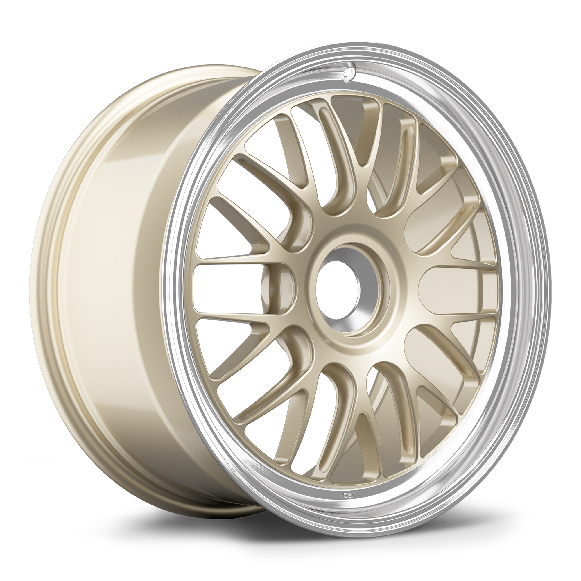 Apex ML-10RT Alloy Wheel 19x9.5 ET48 PSCL 101mm CB Gloss Motorsport Gold - Machined Lip