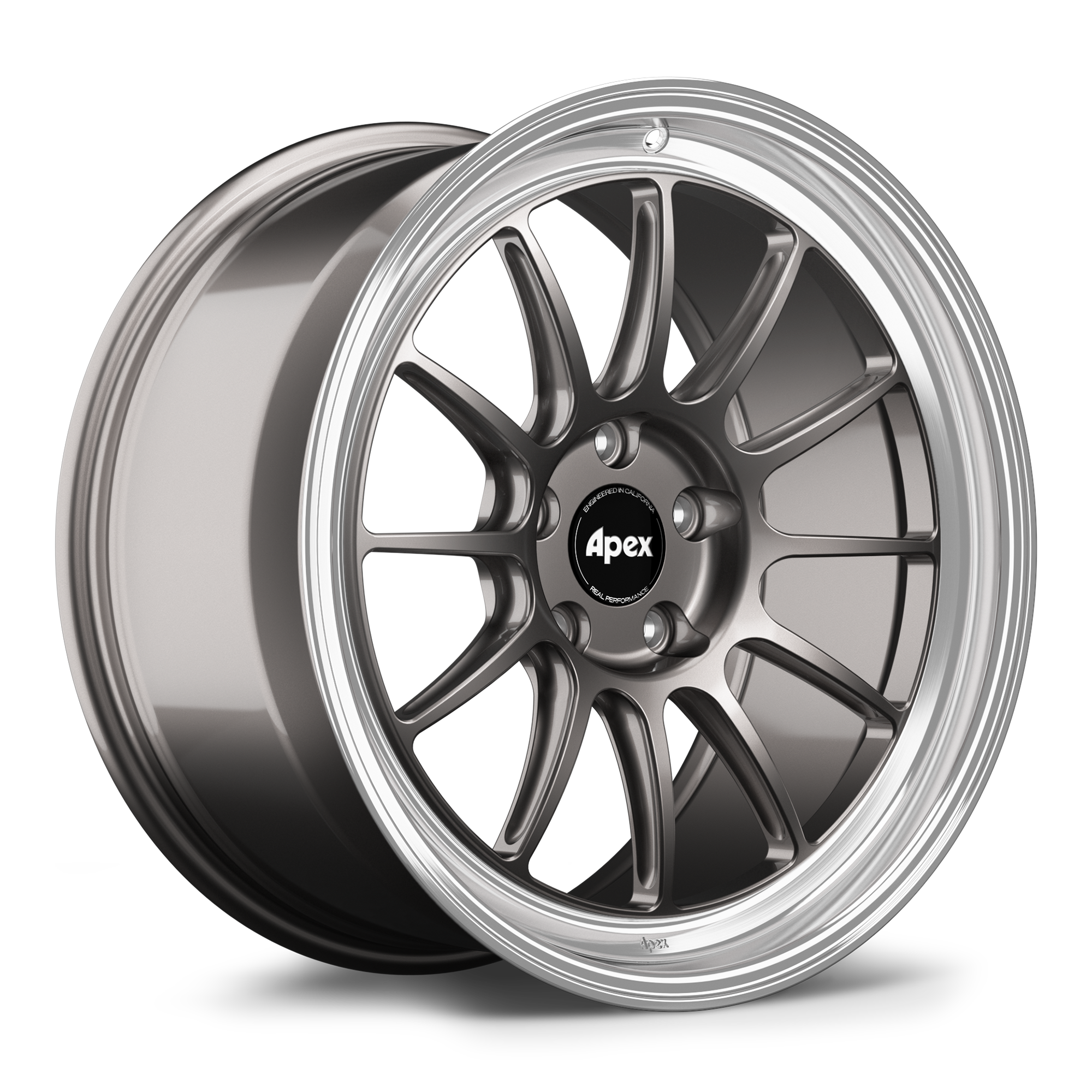 Apex SL-12RT Forged Alloy Wheel 19x10 ET32 5x120.65mm - Machined Lip - Anthracite 70.3mm CB
