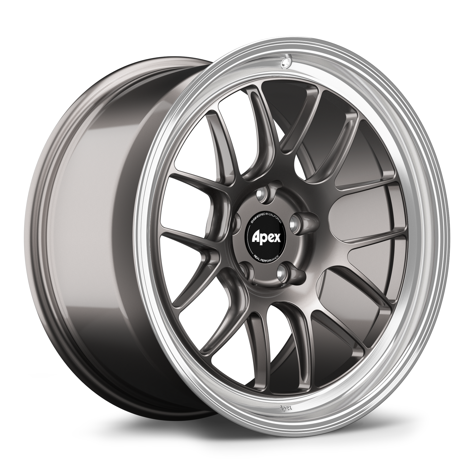 Apex ML-7RT Forged Alloy Wheel 19x11 ET44 5x120mm - Machined Lip - Anthracite 72.56mm CB