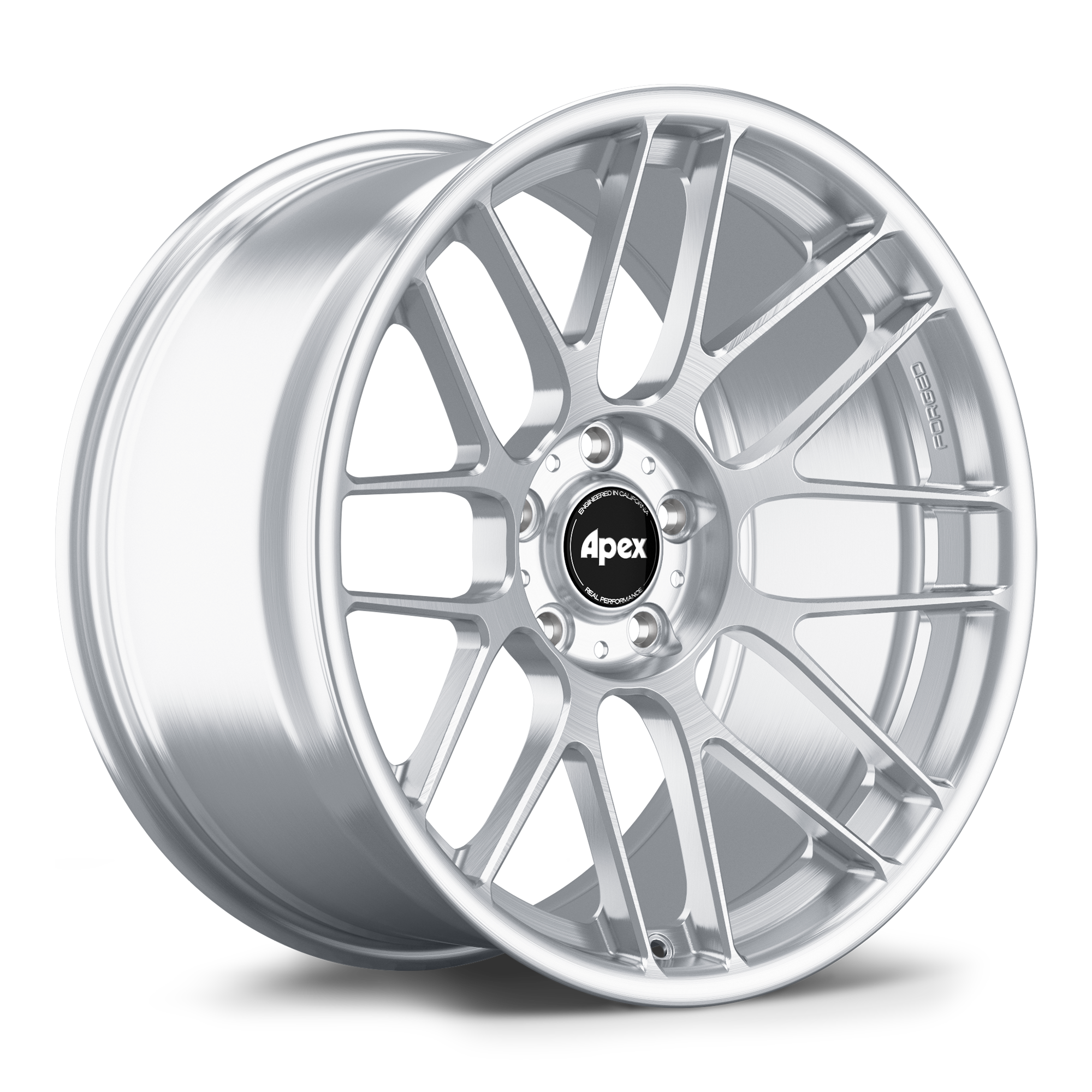 Apex ARC-8RT Forged Alloy Wheel 19x9 ET30 5x120 Brushed Clear 72.56mm CB