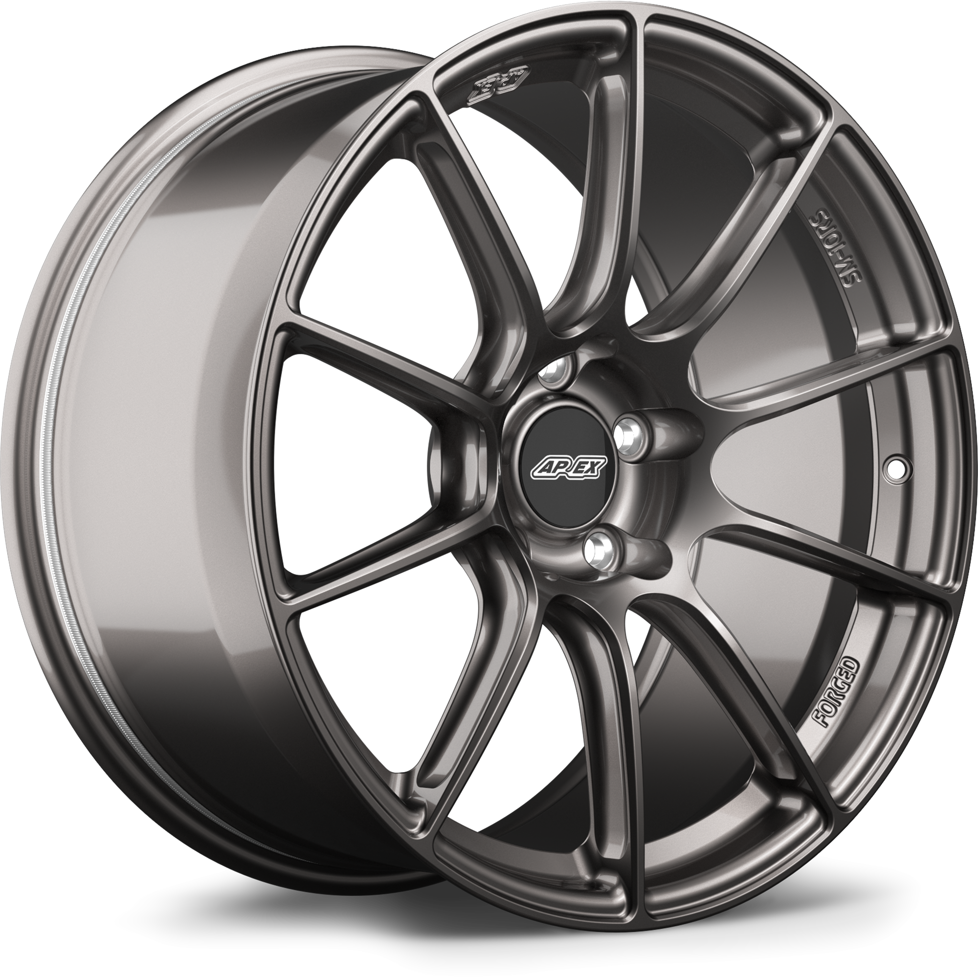 Apex SM-10RS Alloy Wheel 19x11 ET52 5x114.3 70.5mm CB Anthracite