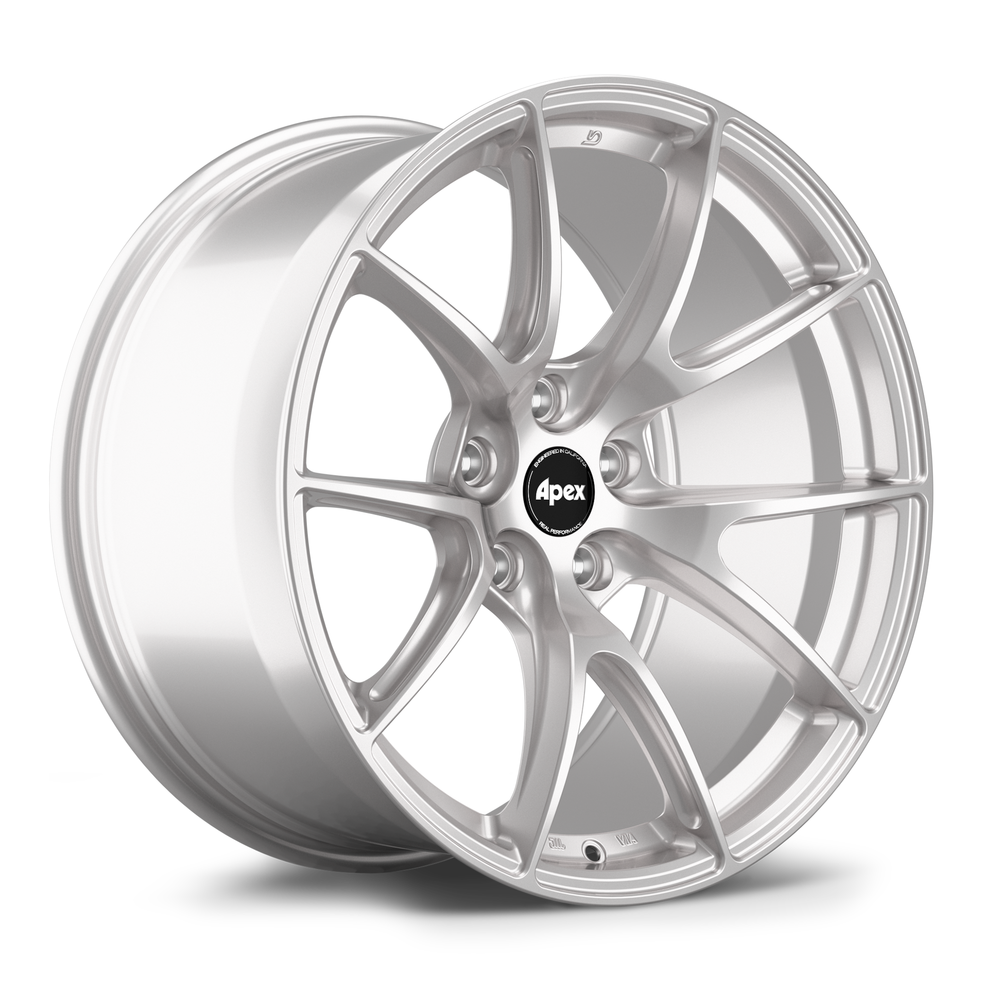 Apex VS-5 Alloy Wheel 19x10.5 ET22 5x114.3 Race Silver 66.1mm CB