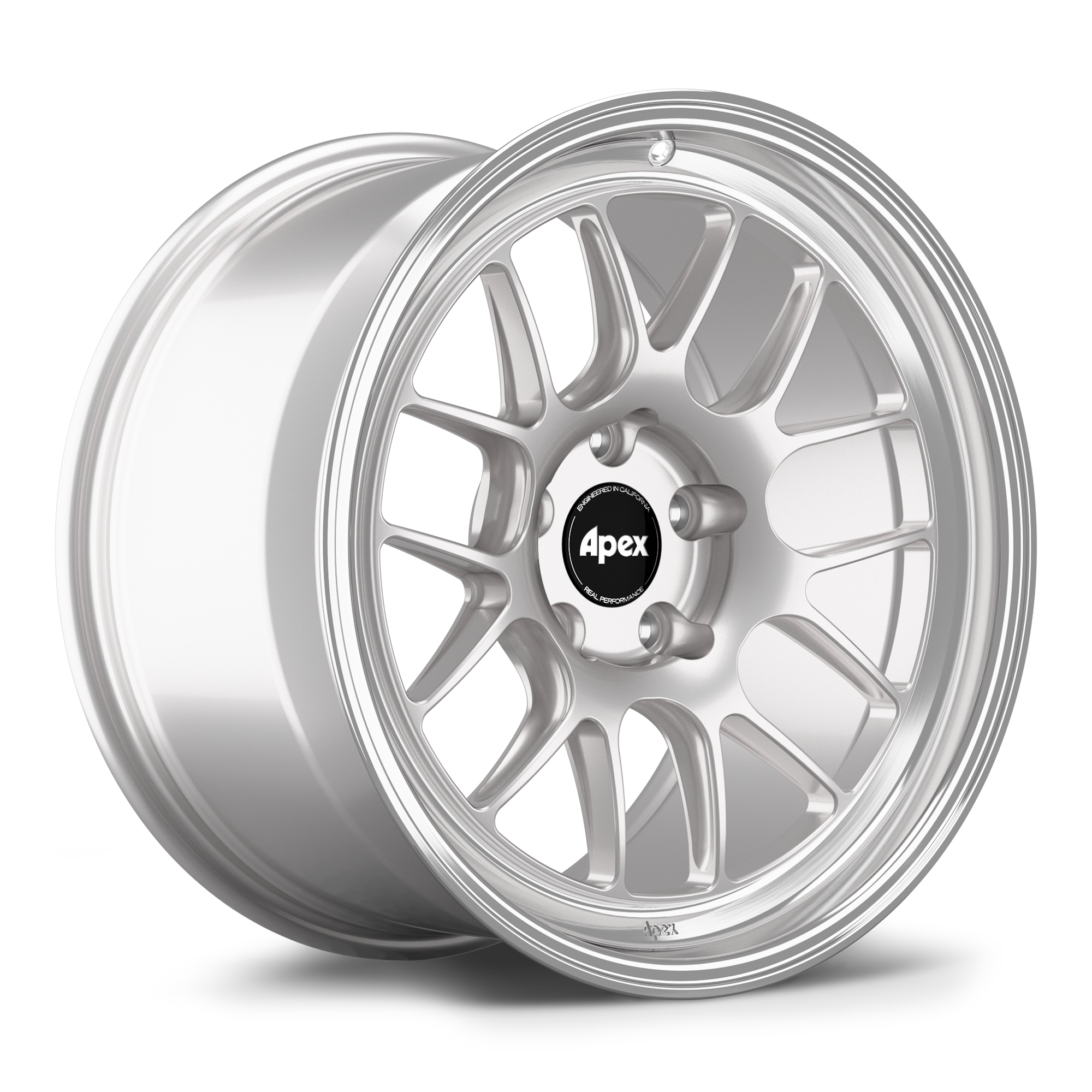 Apex ML-7RT Forged Alloy Wheel 18x9.5 ET22 5x120mm - Machined Lip - Race Silver 72.56mm CB