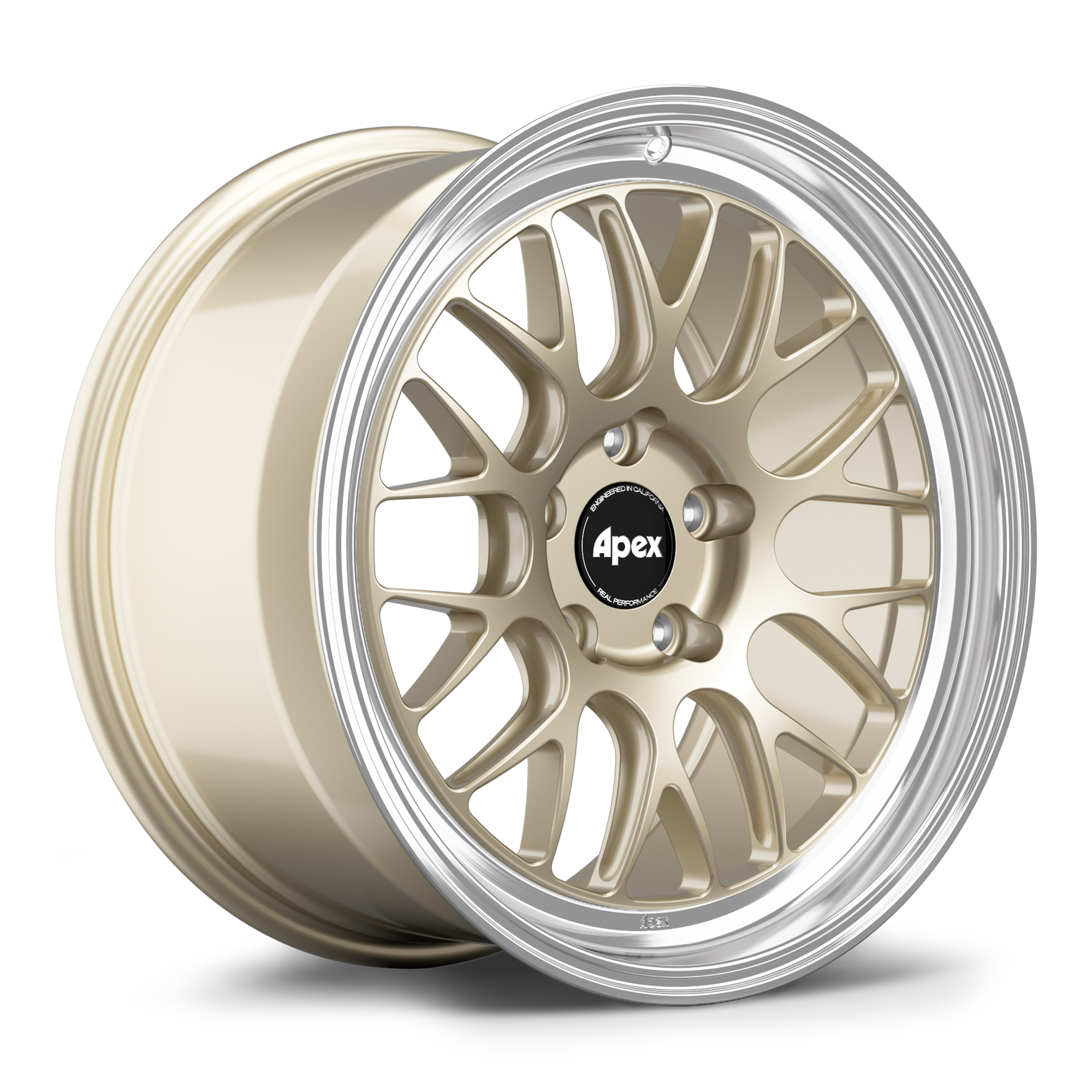 Apex ML-10RT Forged Alloy Wheel 18x11 ET60 5x130 Gloss Motorsport Gold - Machined Lip 71.6mm CB