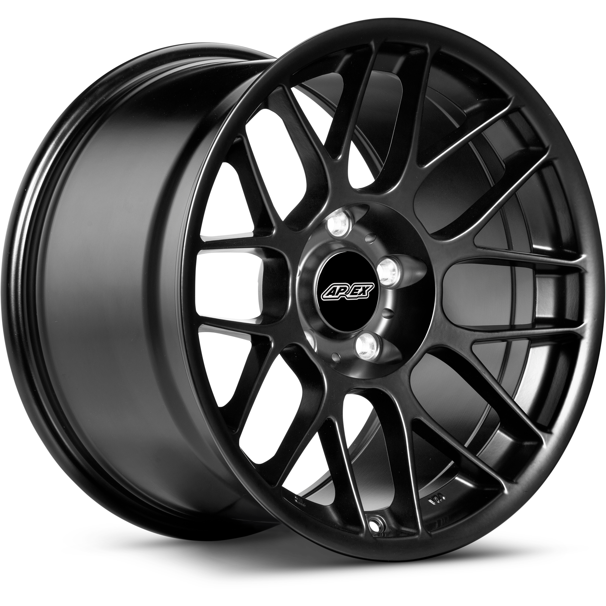 Apex ARC-8 Alloy Wheel 17x8 ET25 4x100 Satin Black 57.1mm CB
