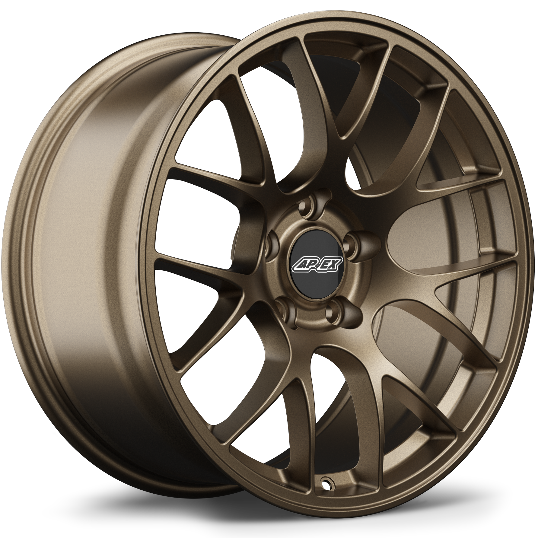 Apex EC-7 Alloy Wheel 18x11 ET52 5x114.3 Satin Bronze 70.5mm CB