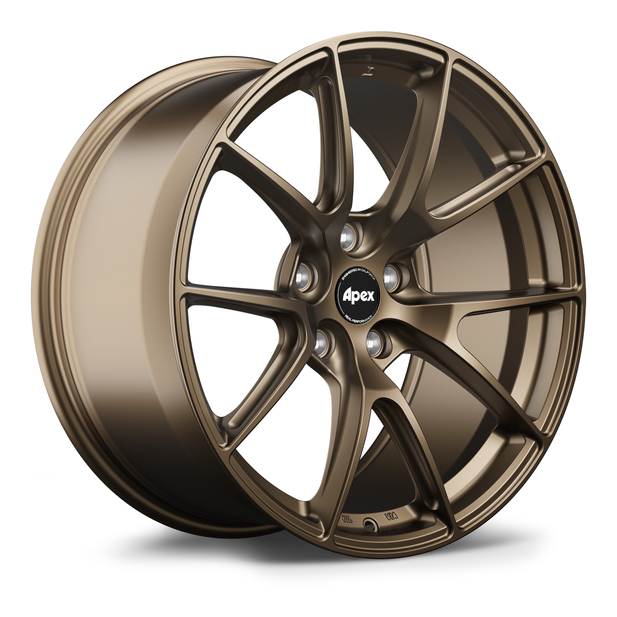 Apex VS-5 Alloy Wheel 19x11 ET75 5x120.65 Satin Bronze 70.3mm CB