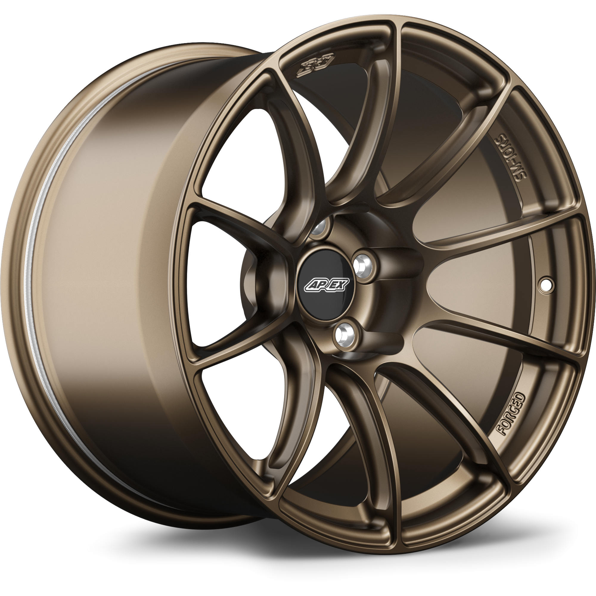 Apex SM-10RS Alloy Wheel 18x10.5 ET22 5x120 72.56mm CB Satin Bronze