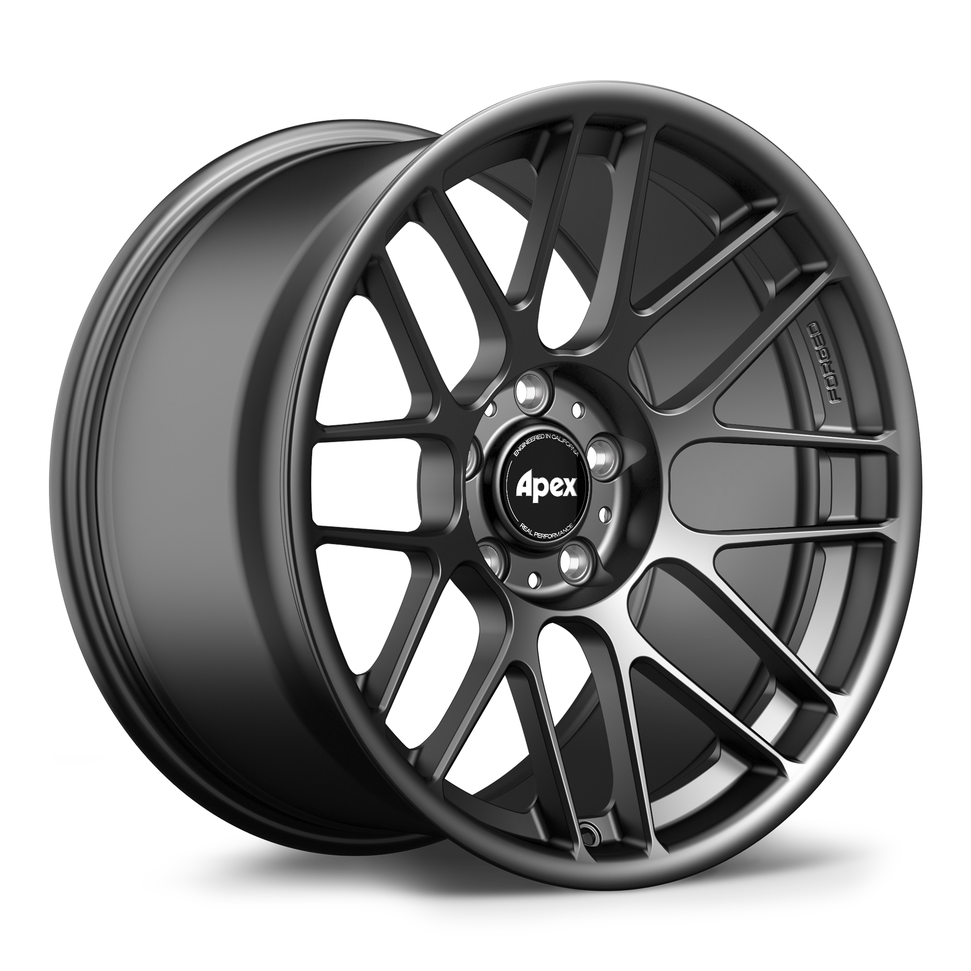 Apex ARC-8RT Forged Alloy Wheel 18x10 ET25 5x120 Satin Black 72.56mm CB