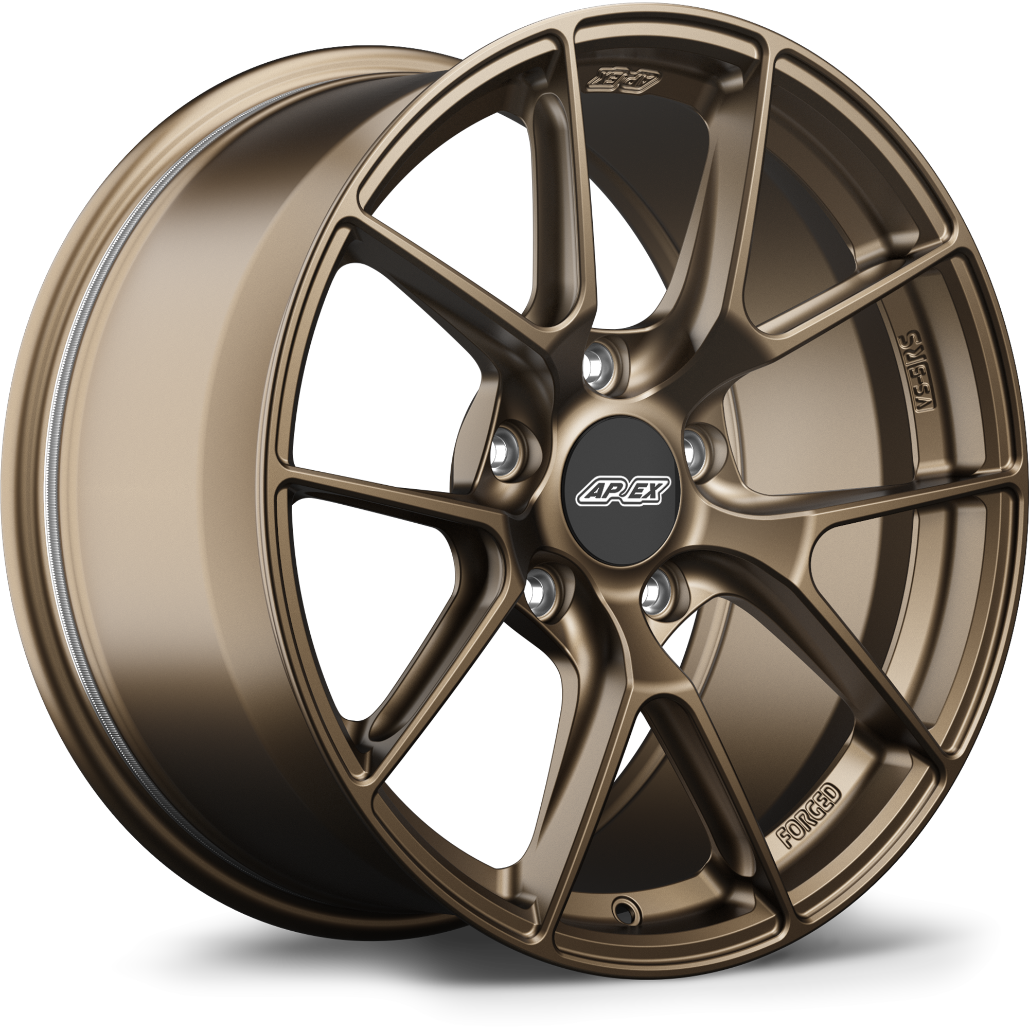 Apex VS-5RS Forged Alloy Wheel 18x9 ET42 5x100 Satin Bronze 56.1mm CB