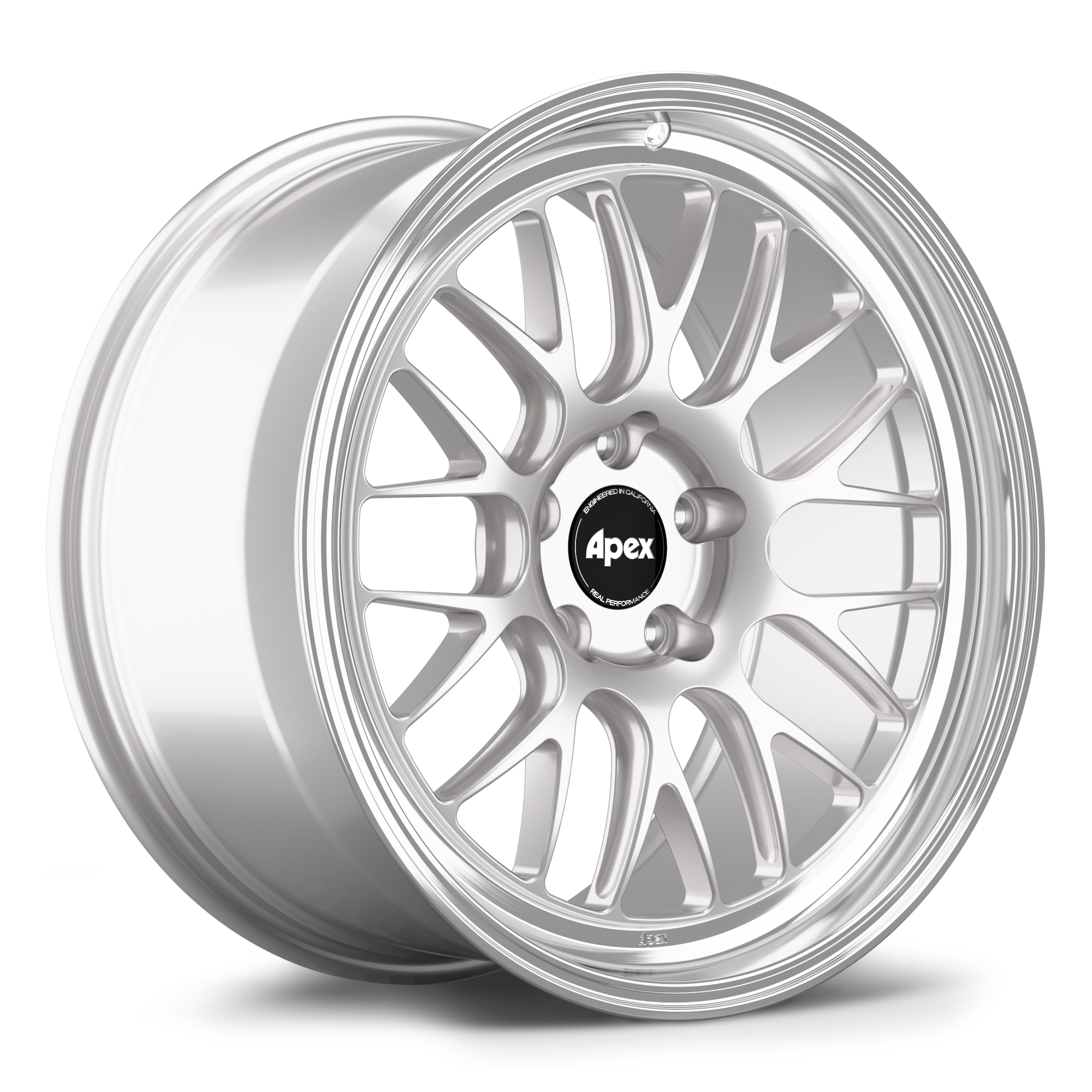 Apex ML-10RT Forged Alloy Wheel 19x11 ET52 5x114.3 Race Silver - Machined Lip 70.5mm CB