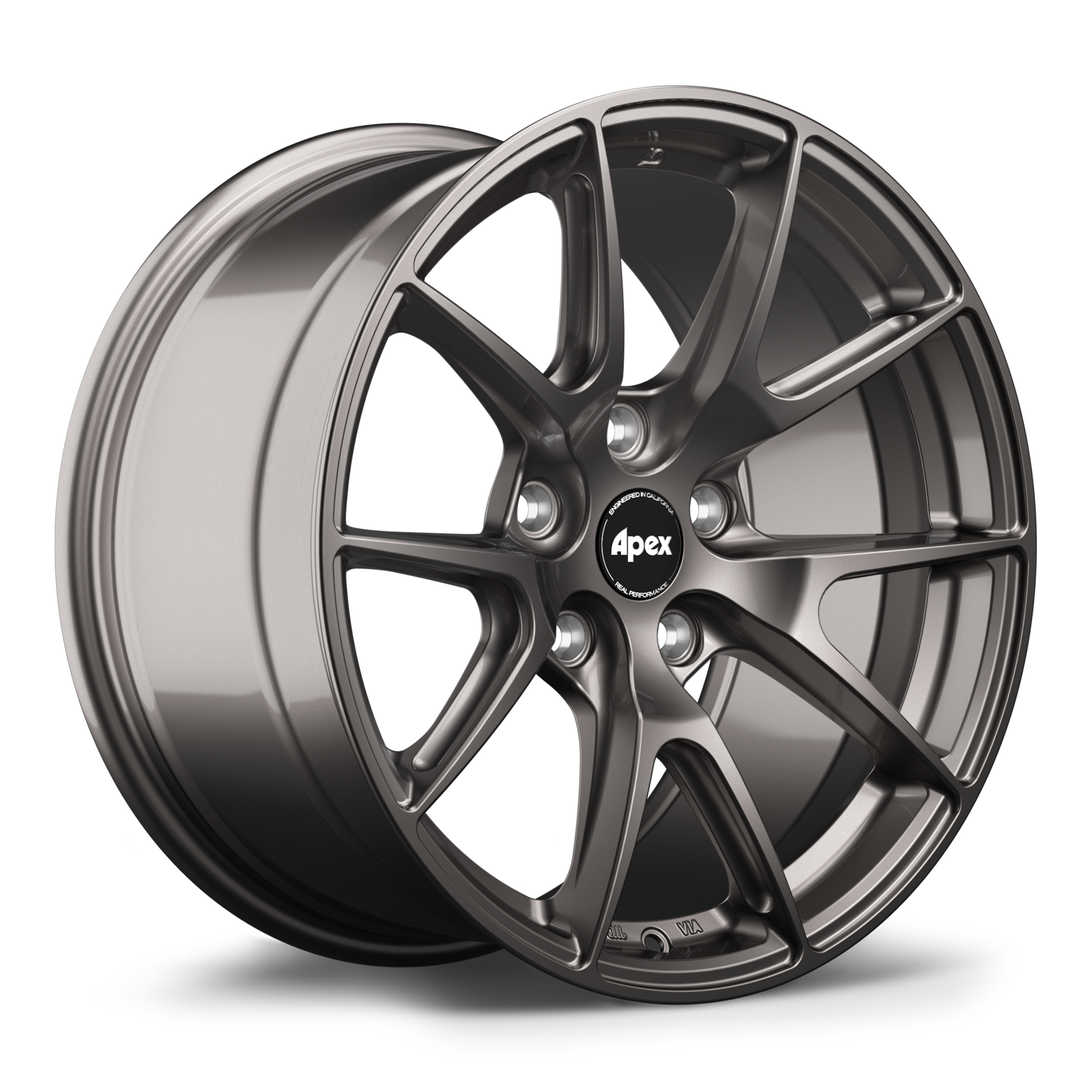 Apex VS-5 Alloy Wheel 17x9 ET42 5x120 Anthracite 72.56mm CB