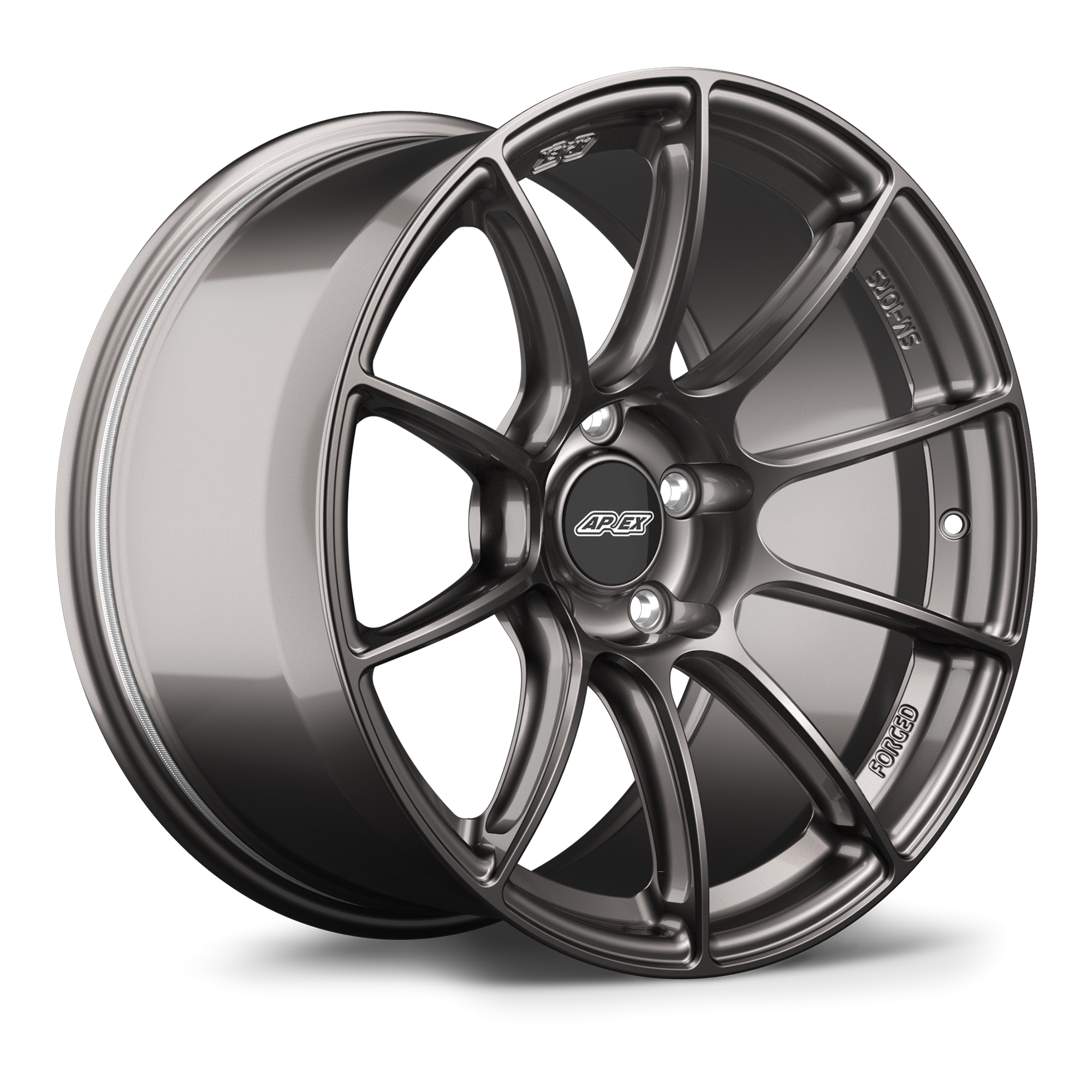 Apex SM-10RS Alloy Wheel 18x12 ET42 5x120.65 70.3mm CB Anthracite