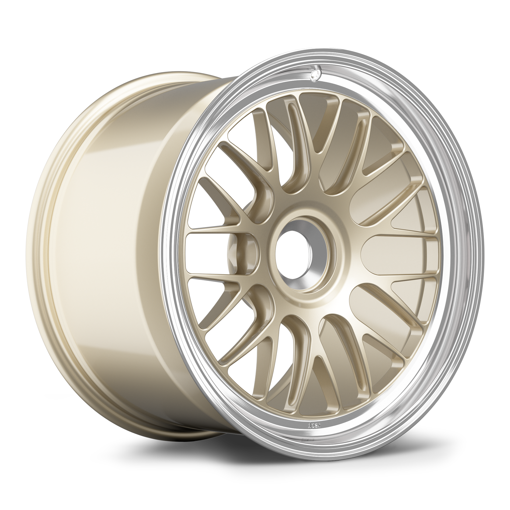 Apex ML-10RT Alloy Wheel 19x12 ET46 PSCL 101mm CB Gloss Motorsport Gold - Machined Lip