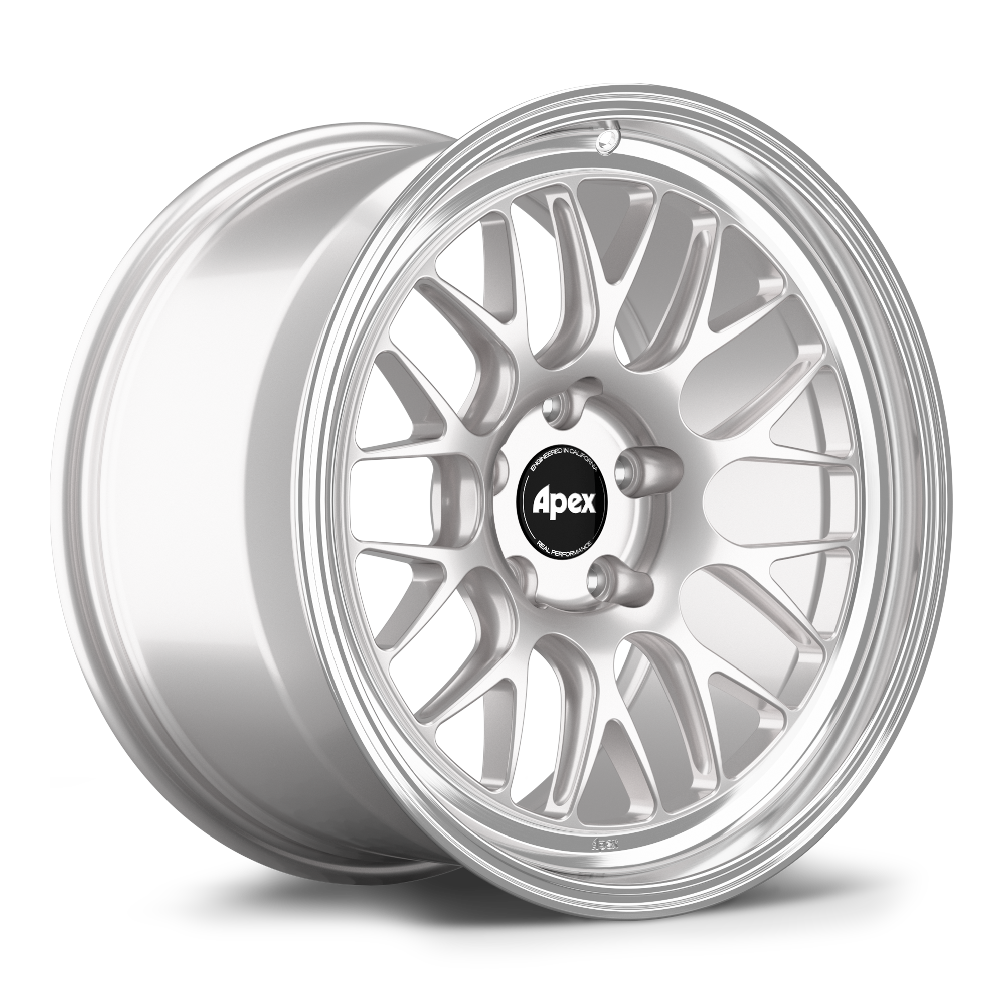 Apex ML-10RT Forged Alloy Wheel 18x12.5 ET52 5x120.65 Race Silver - Machined Lip 70.3mm CB
