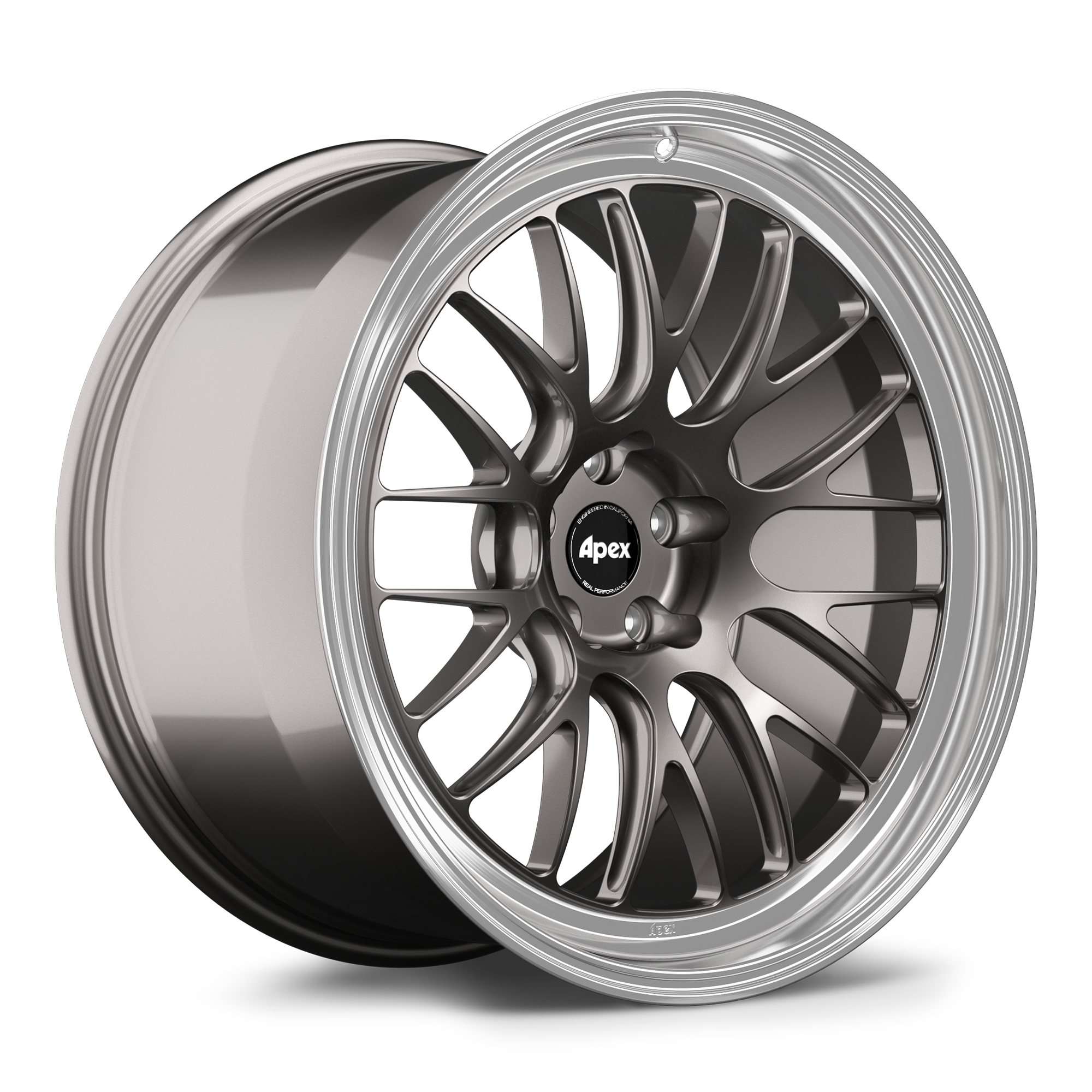 Apex ML-10RT Alloy Wheel 20x10 ET8 5x112 66.6mm CB Anthracite - Machined Lip