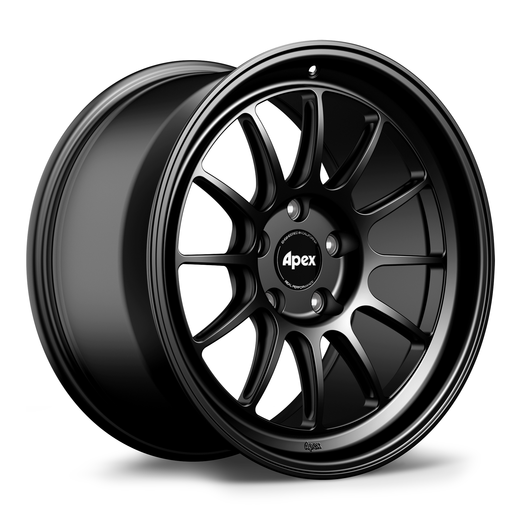 Apex SL-12RT Forged Alloy Wheel 18x10 ET25 5x120mm - Satin Black 72.56mm CB