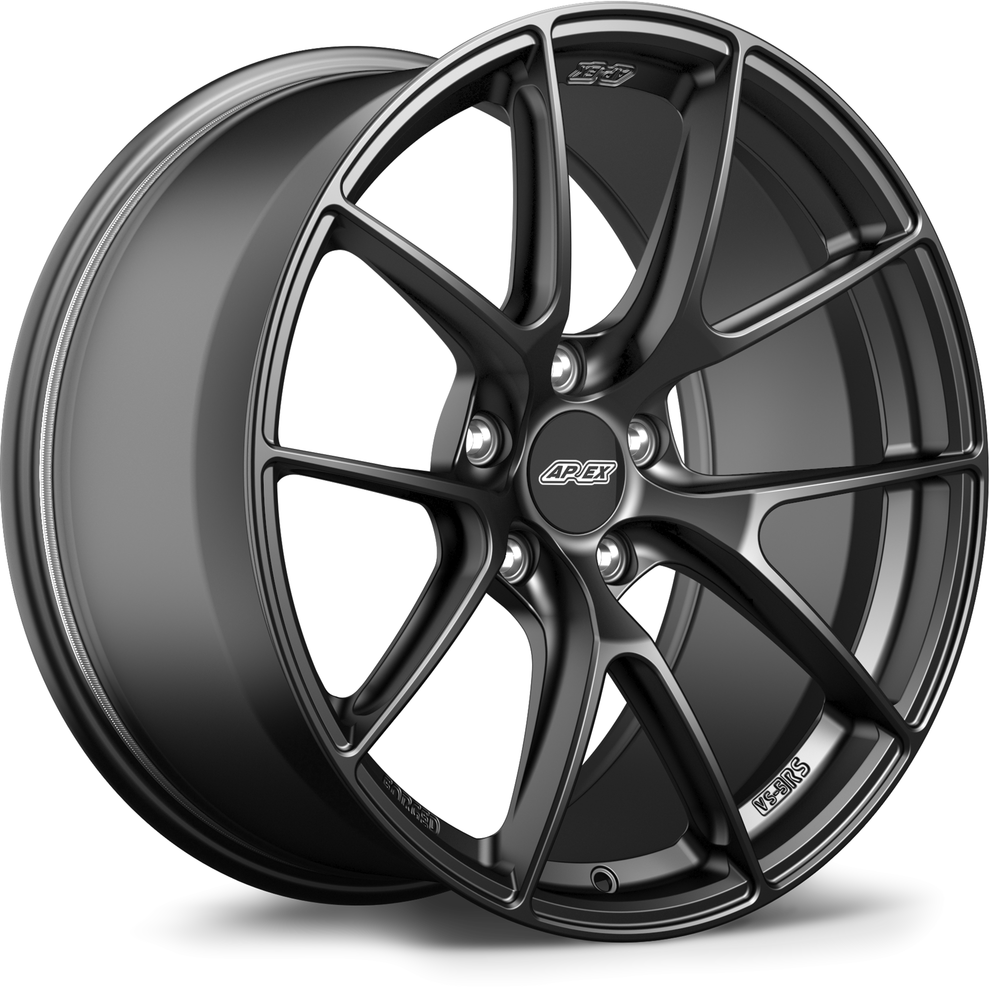 Apex VS-5RS Alloy Wheel 19x10.5 ET44 5x130 71.6mm CB Satin Black
