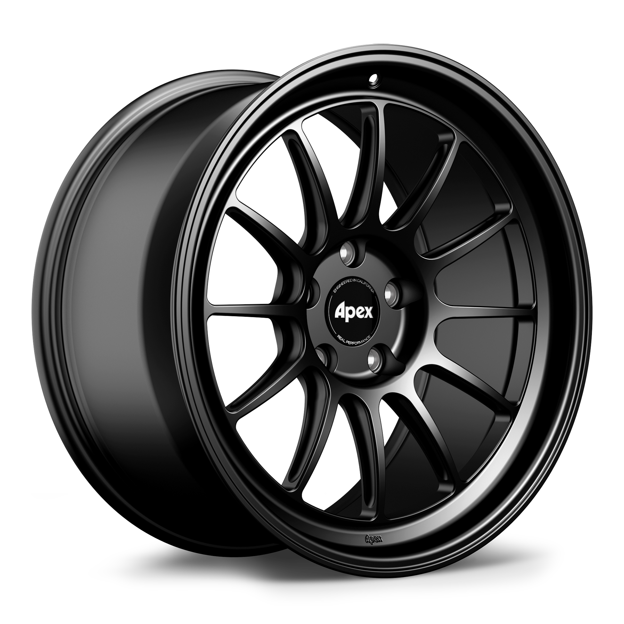 Apex SL-12RT Forged Alloy Wheel 19x9 ET25 5x112mm - Satin Black 66.6mm CB