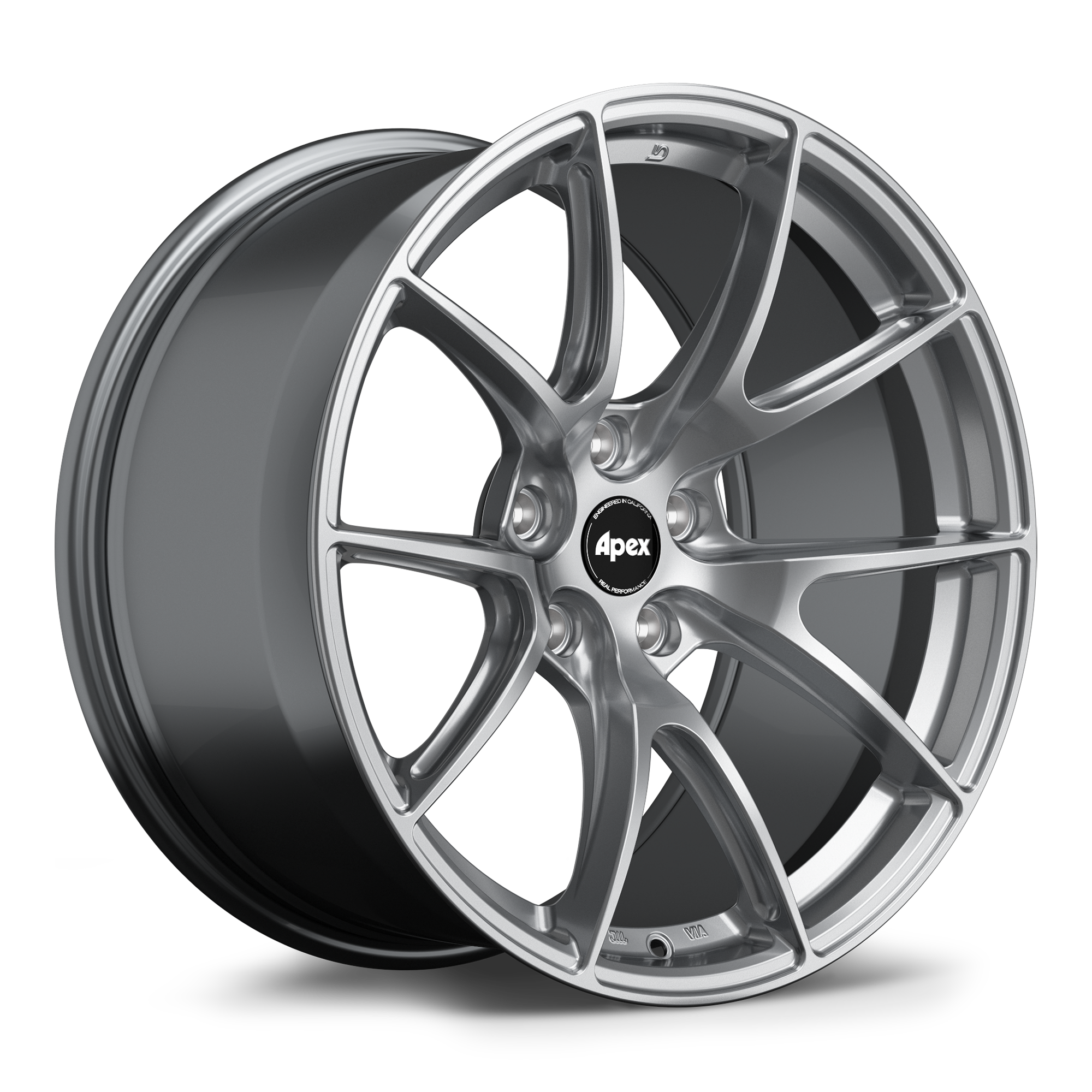 Apex VS-5 Alloy Wheel 19x9.5 ET22 5x120 Hyper Black 72.56mm CB