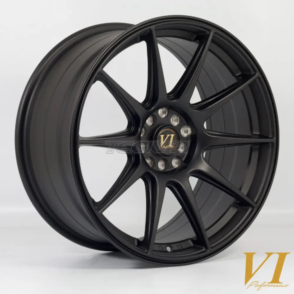 6Performance BDR Alloy Wheel 18x8.75 ET30 5x100,5x114 Flat Black 73.1mm CB