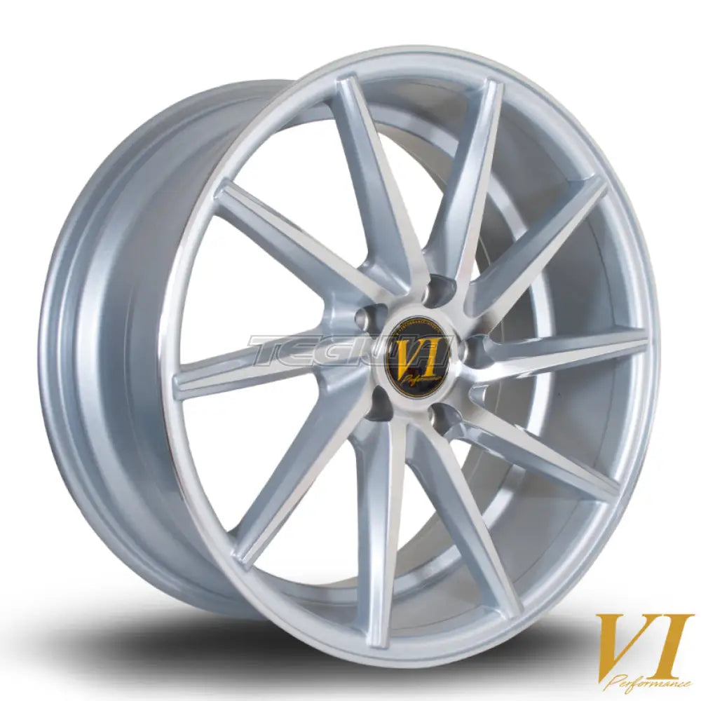 6Performance ESHL Alloy Wheel 18x8 ET45 5x112 Silver Polished Face 73.1mm CB