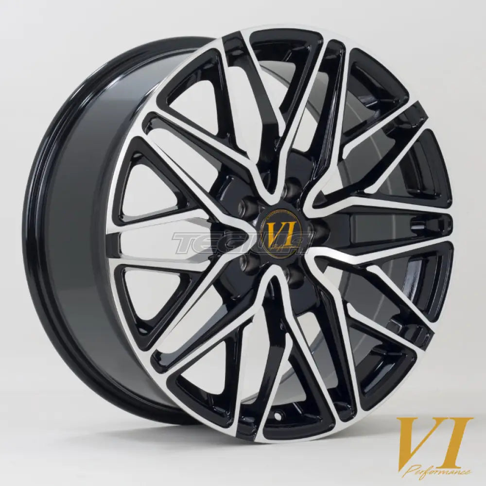 6Performance Loaded Alloy Wheel 20x8.5 ET50 5x160 Gloss Black Polished Face 65.1mm CB