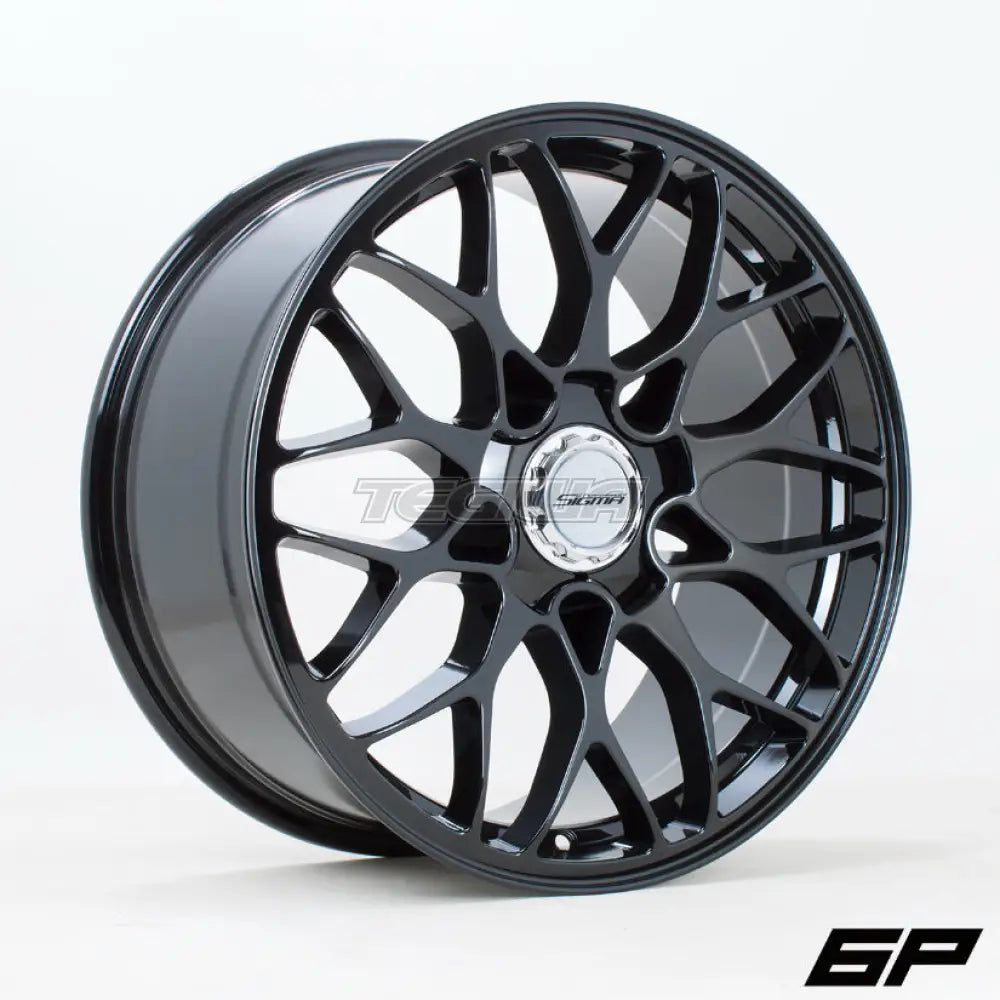6Performance Sigma Alloy Wheel 18x8.5 ET35 5x120 Black 72.6mm CB
