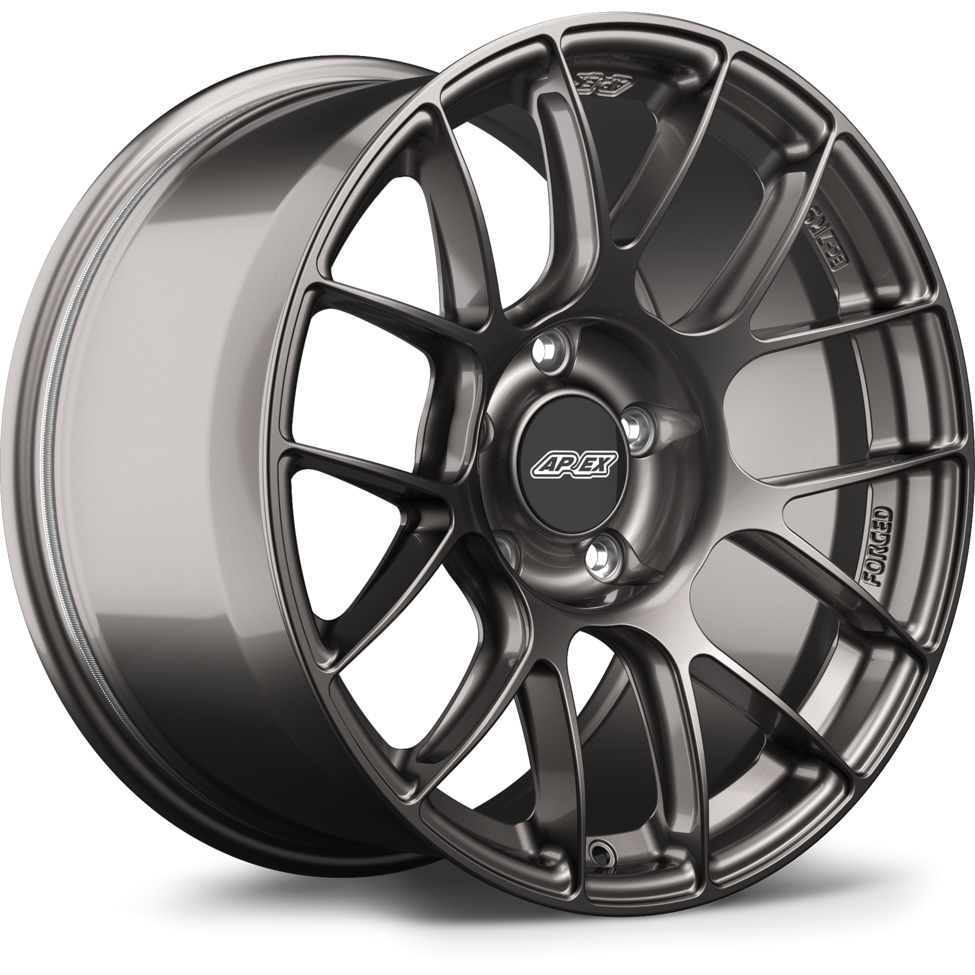 Apex EC-7RS Alloy Wheel 18x11 ET52 5x114.3 70.5mm CB Anthracite