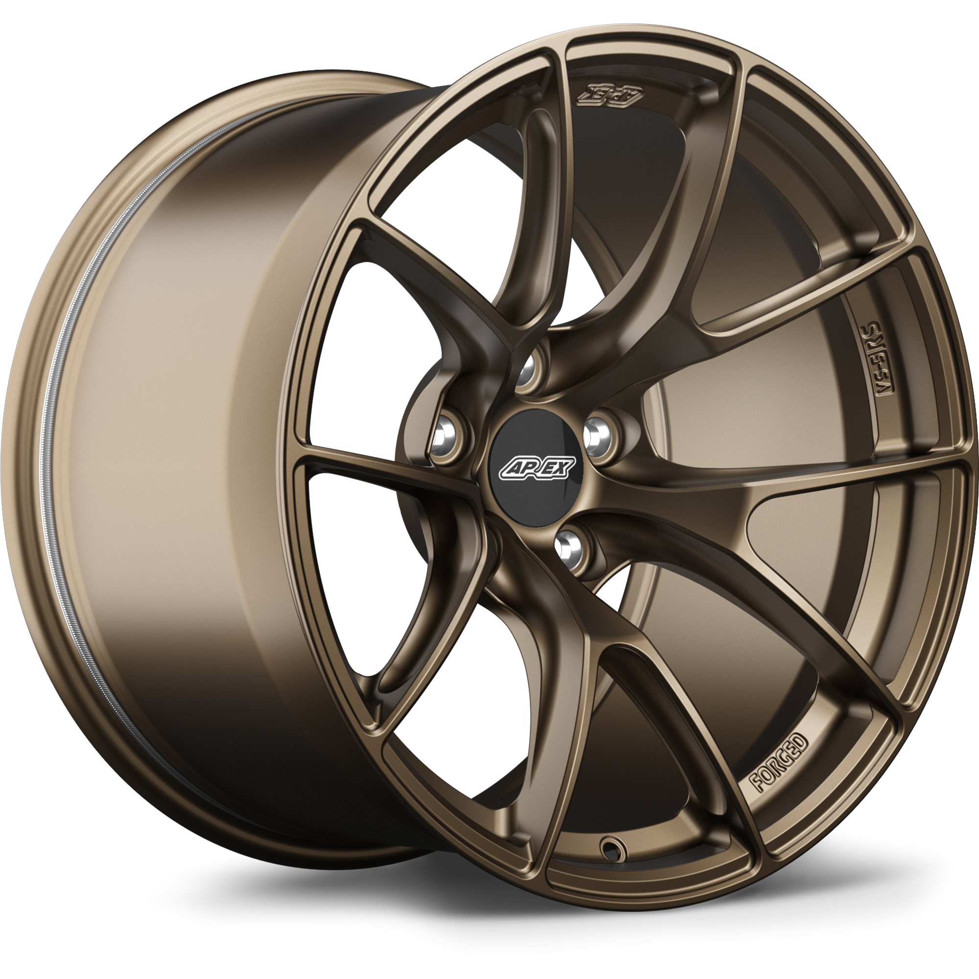 Apex VS-5RS Alloy Wheel 18x10 ET15 5x114.3 66.1mm CB Satin Bronze