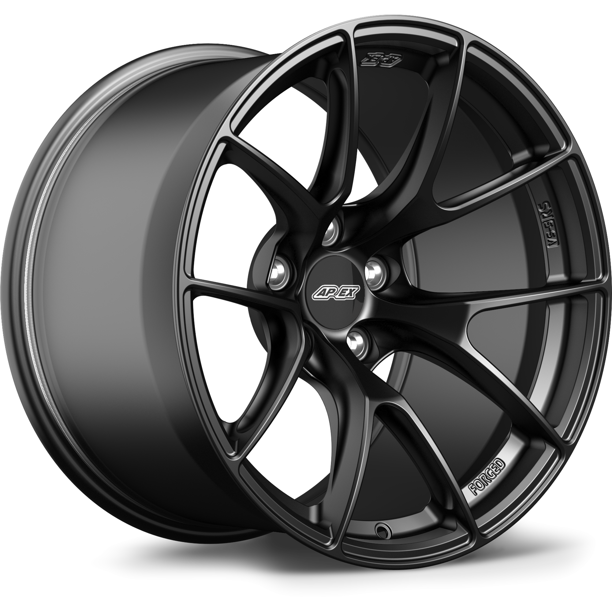 Apex VS-5RS Alloy Wheel 18x10.5 ET15 5x114.3 66.1mm CB Satin Black