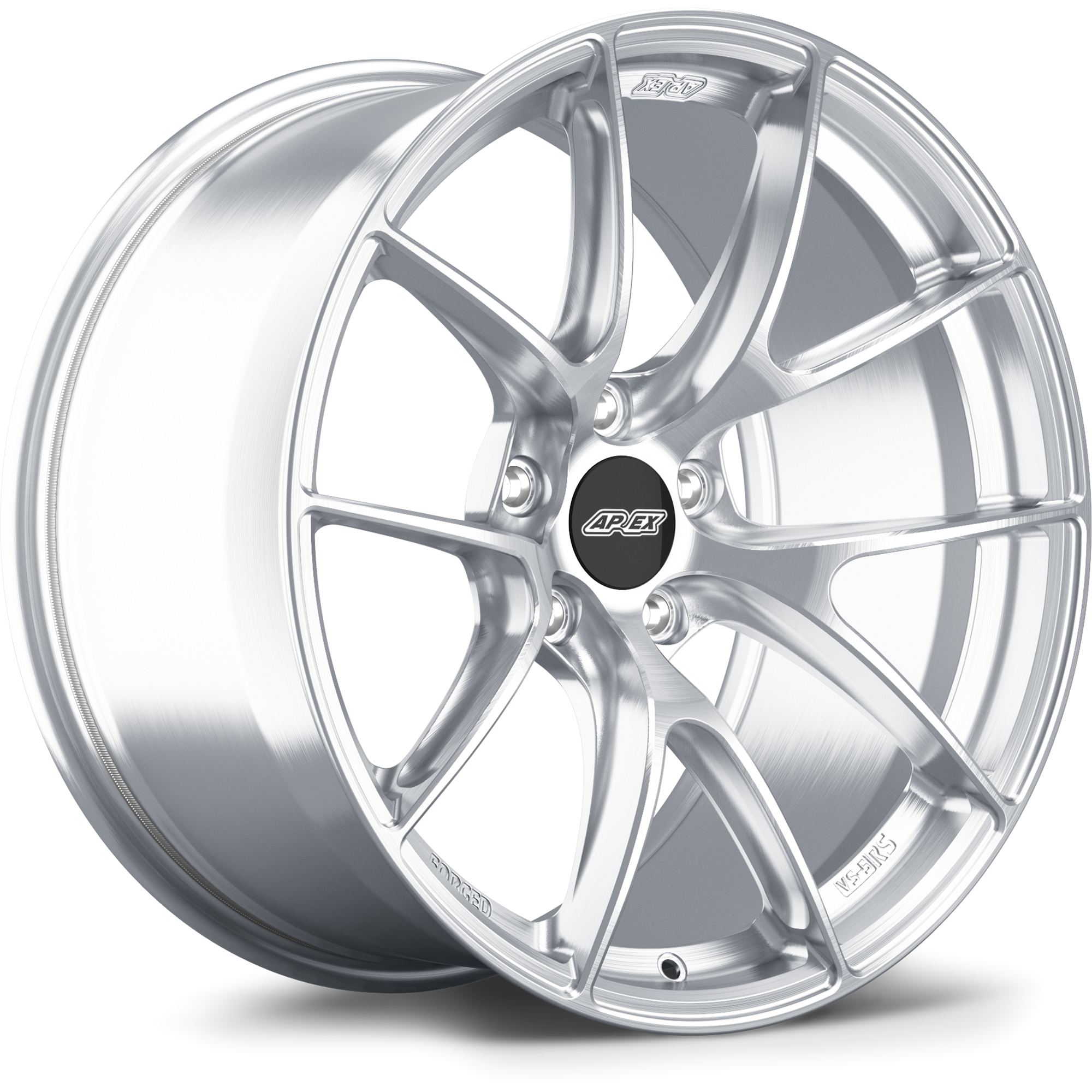 Apex VS-5RS Alloy Wheel 19x11 ET26 5x114.3 70.5mm CB Brushed Clear