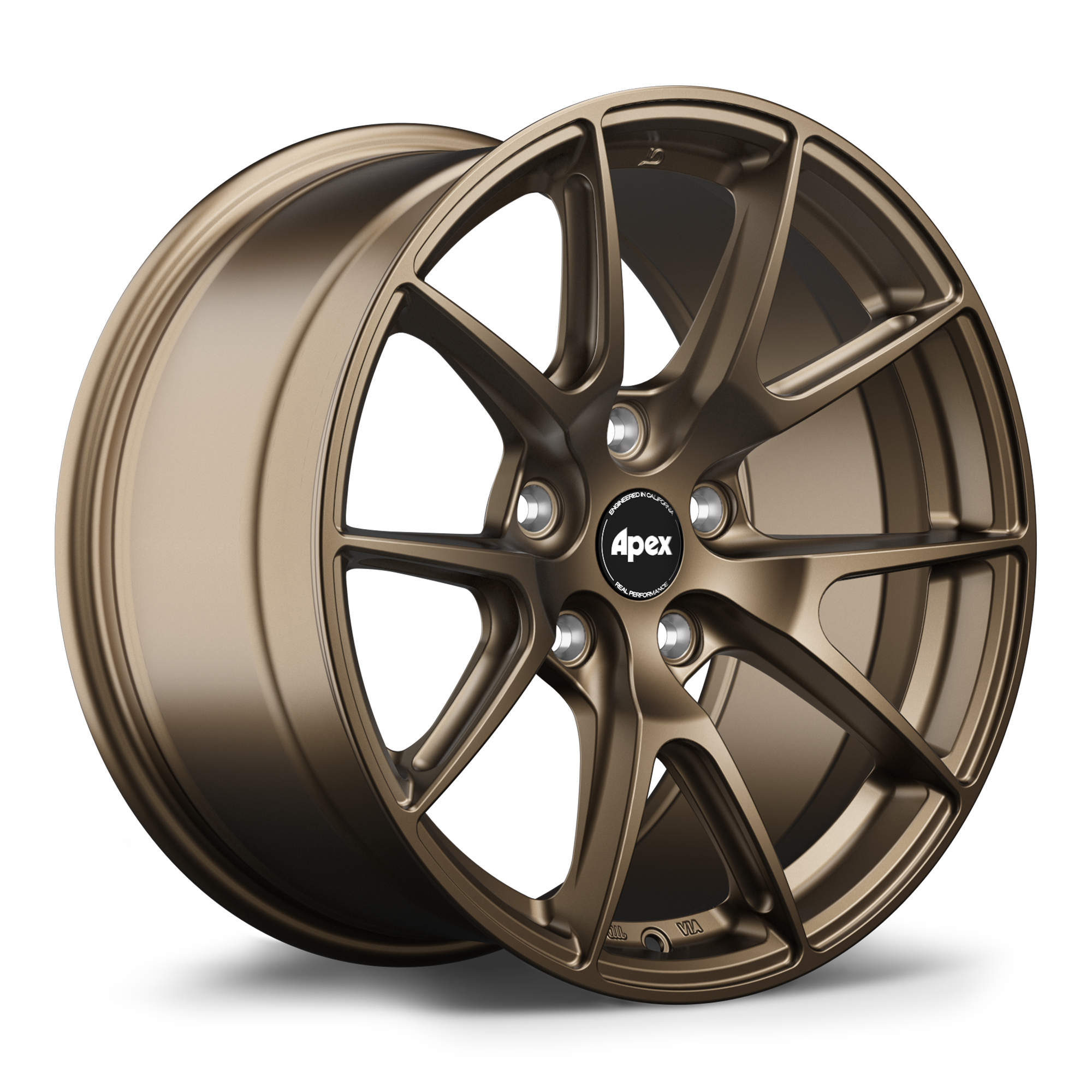 Apex VS-5 Alloy Wheel 17x9 ET35 5x100 Satin Bronze 56.1mm CB