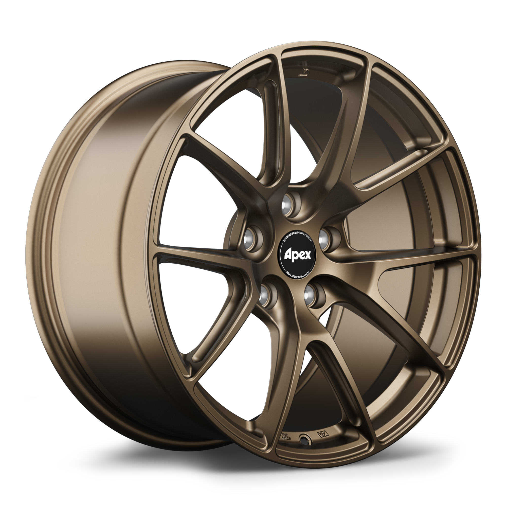 Apex VS-5 Alloy Wheel 18x11 ET52 5x114.3 Satin Bronze 70.5mm CB