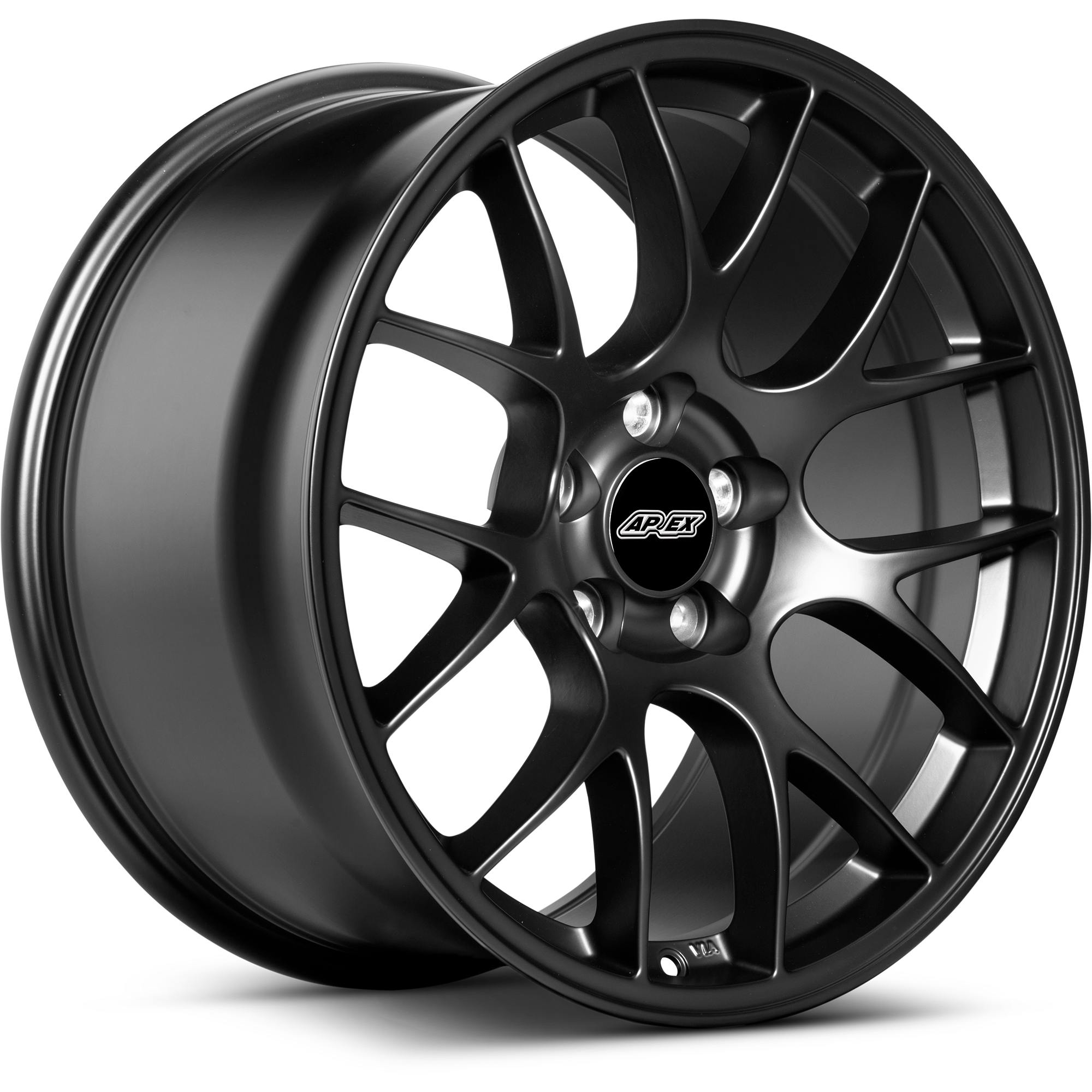 Apex EC-7 Alloy Wheel 18x9.5 ET28 5x120 Satin Black 72.56mm CB