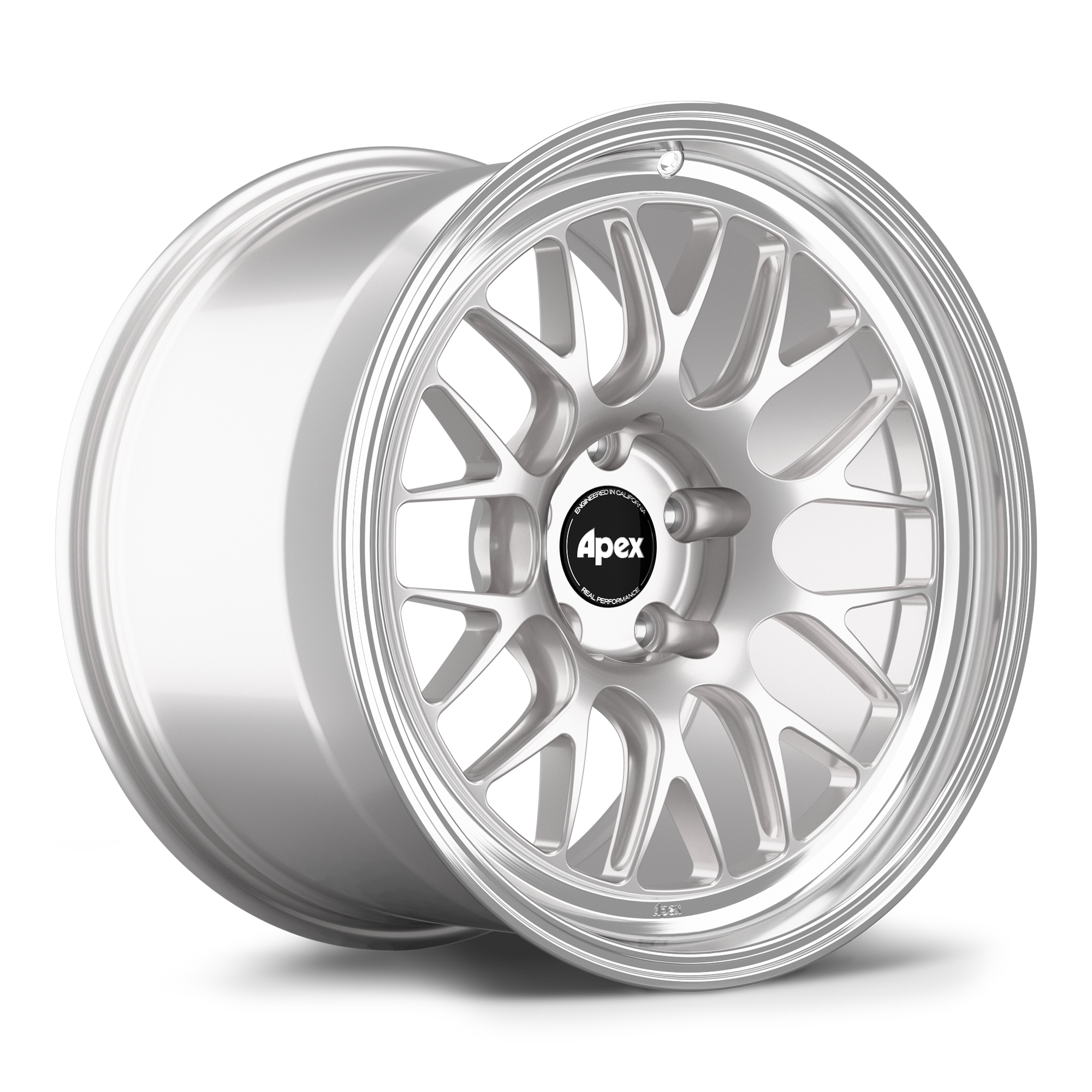 Apex ML-10RT Forged Alloy Wheel 18x11 ET25 5x120 Race Silver - Machined Lip 72.56mm CB
