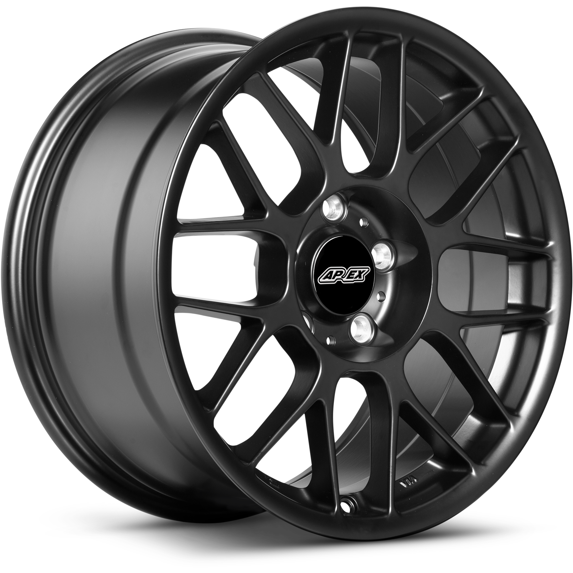 Apex ARC-8 Alloy Wheel 17x9 ET42 5x120 Satin Black 72.56mm CB