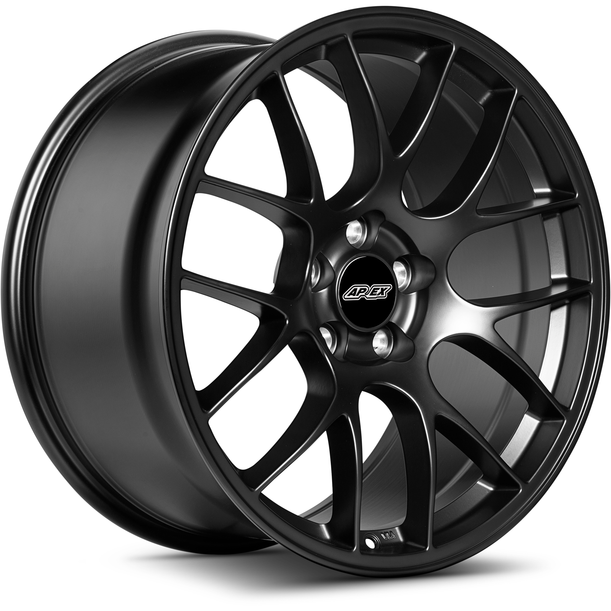 Apex EC-7 Alloy Wheel 19x11 ET52 5x114.3 Satin Black 70.5mm CB