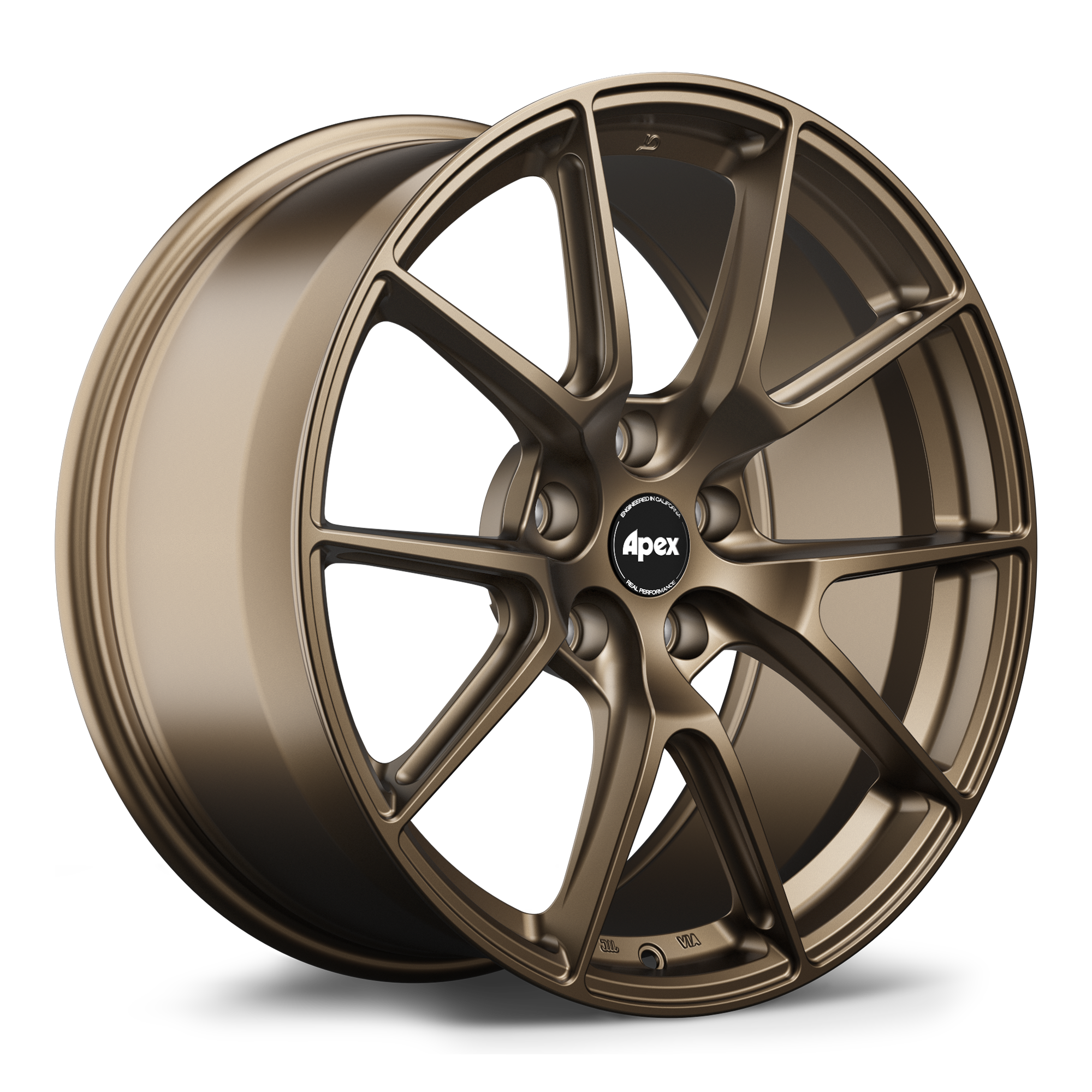 Apex VS-5 Alloy Wheel 19x9 ET32 5x112 Satin Bronze 66.6mm CB