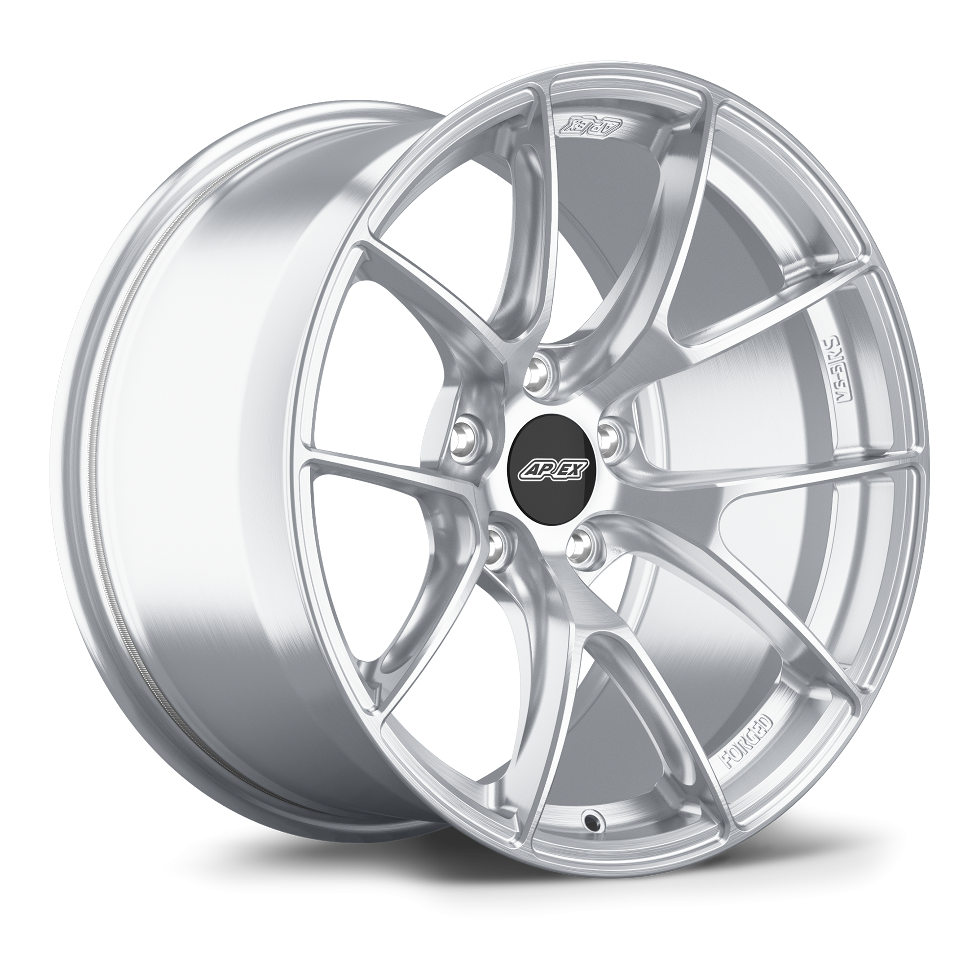 Apex VS-5RS Forged Alloy Wheel 18x11 ET38 5x120.65 Brushed Clear 70.3mm CB