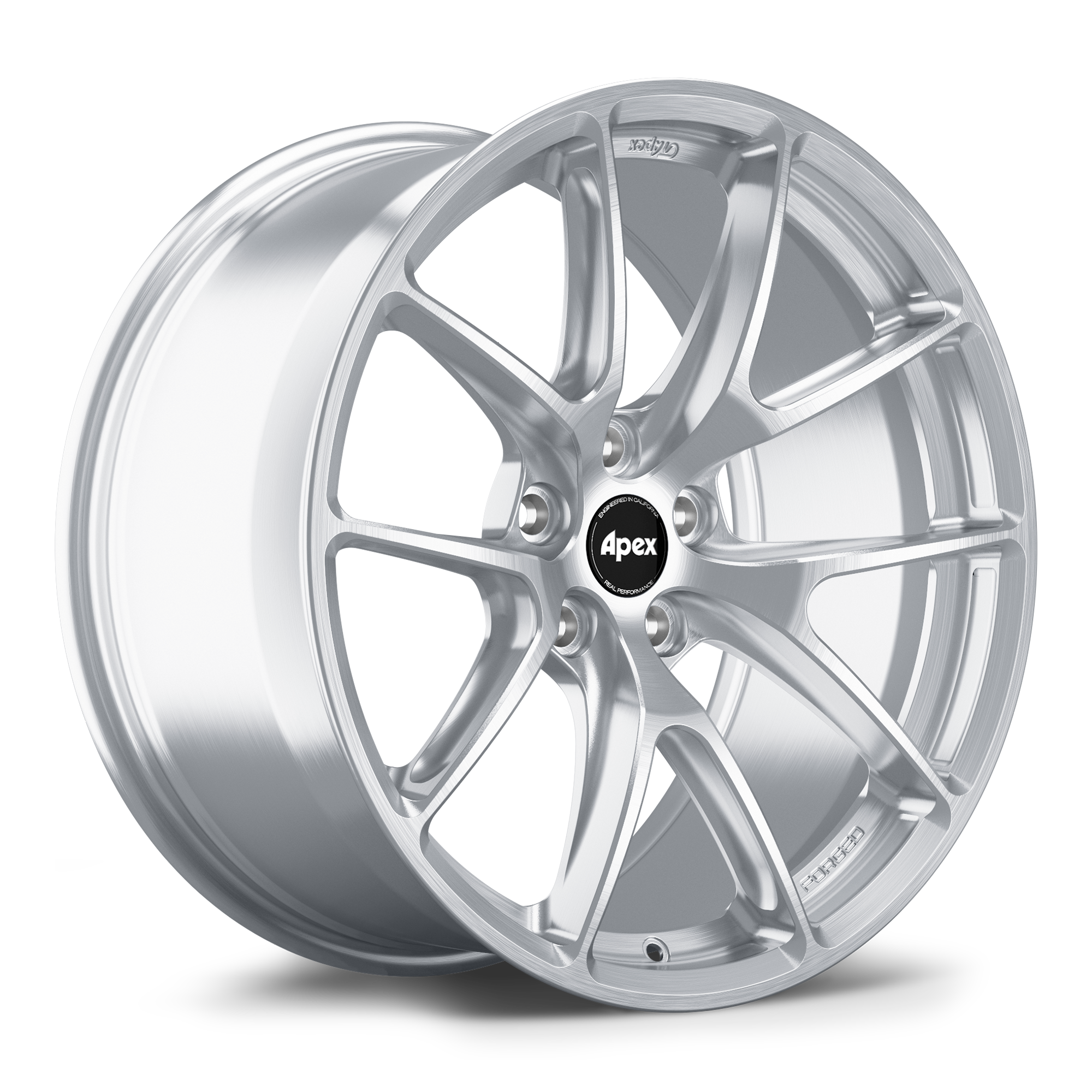 Apex VS-5RX Alloy Wheel 19x9.5 ET33 5x114.3 64.1mm CB Brushed Clear