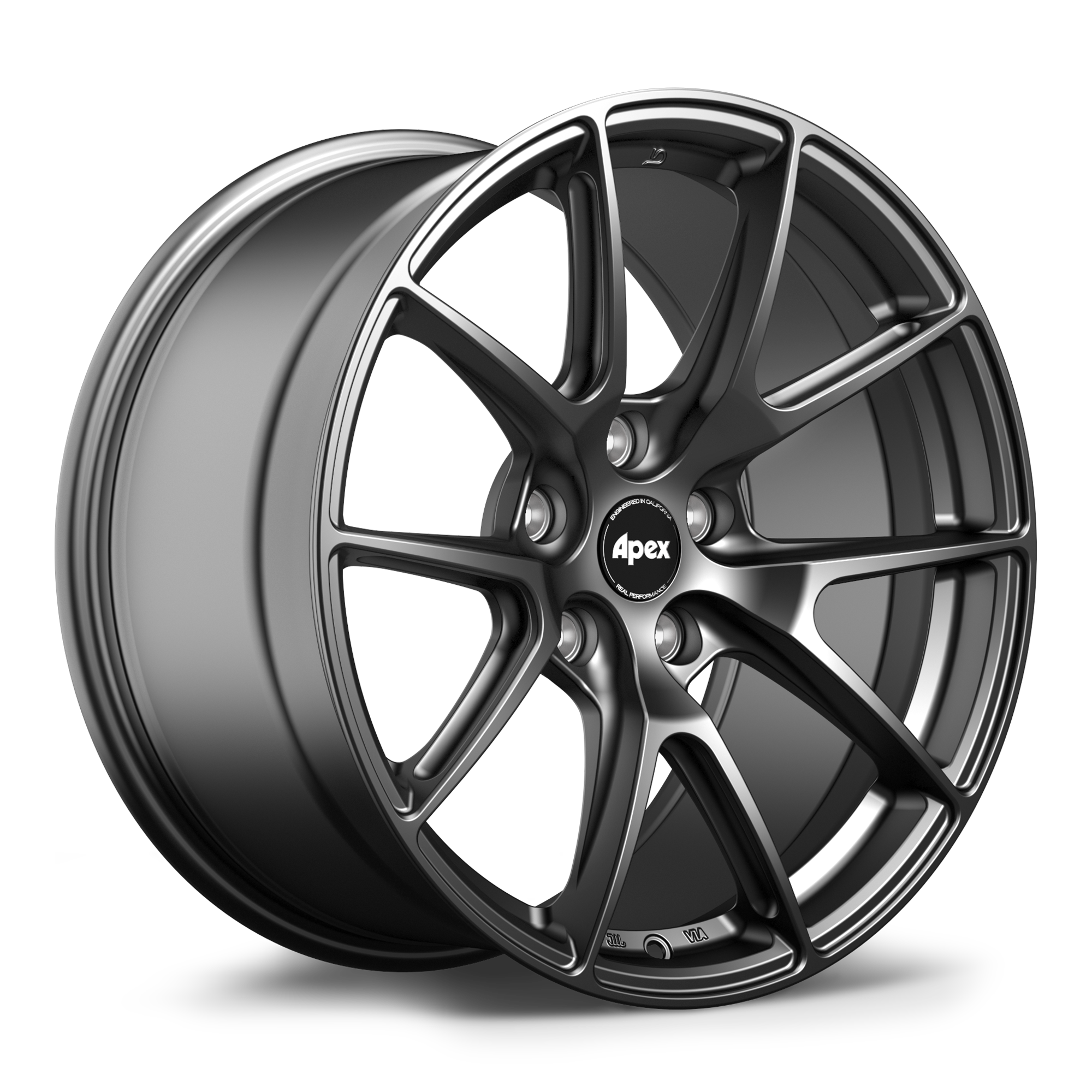 Apex VS-5 Alloy Wheel 18x9.5 ET40 5x114.3 Satin Black 73.1mm CB