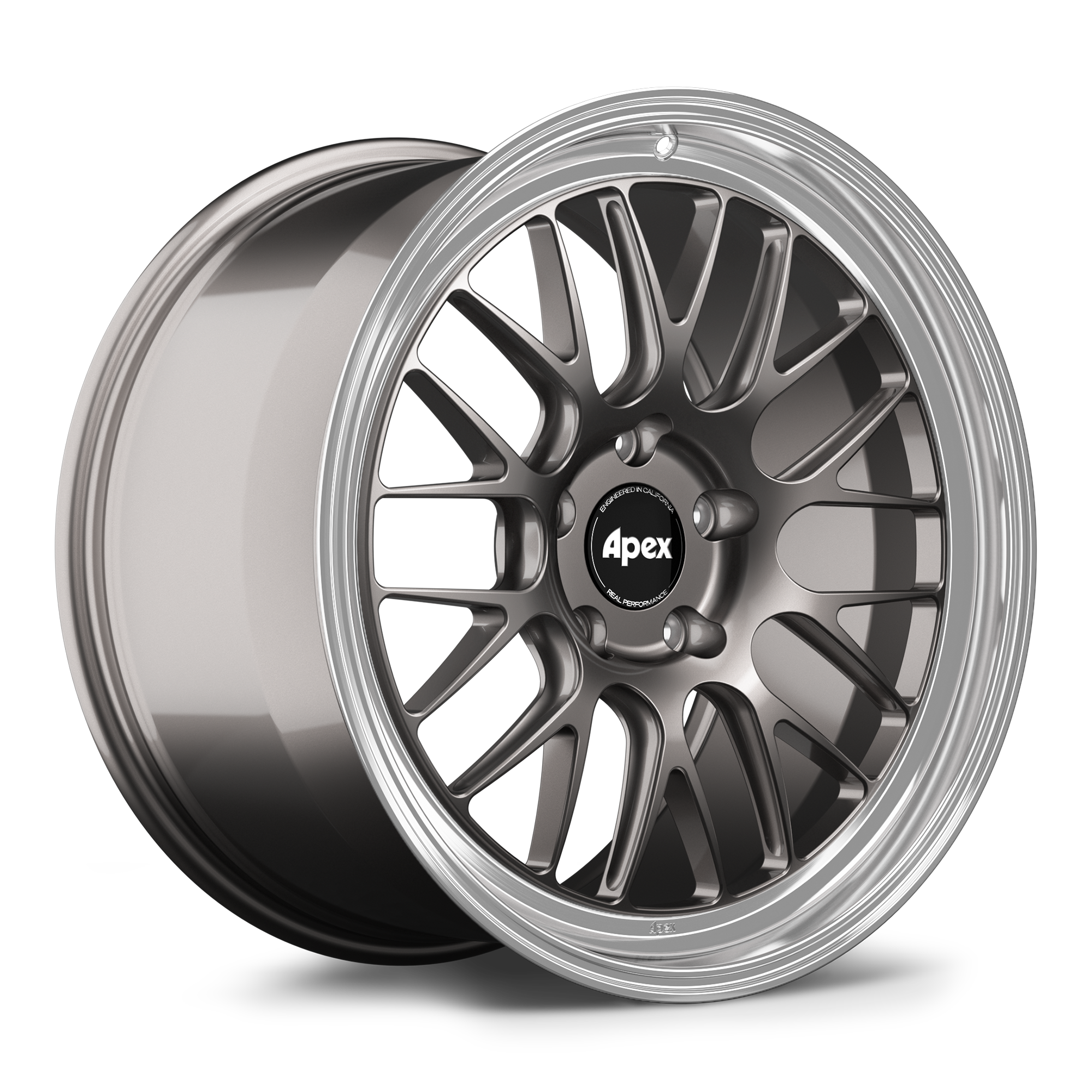 Apex ML-10RT Alloy Wheel 20x11.5 ET72 5x130 71.6mm CB Anthracite - Machined Lip