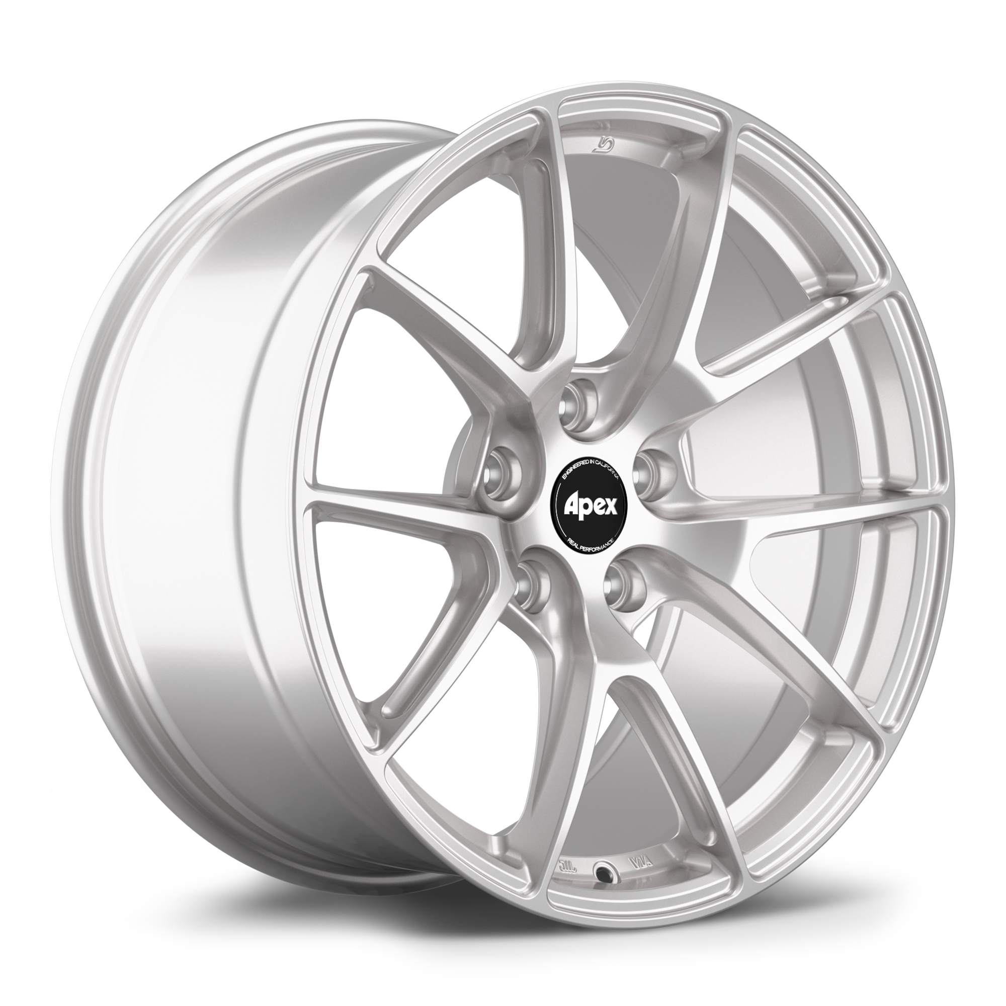 Apex VS-5 Alloy Wheel 18x9 ET35 5x114.3 Race Silver 73.1mm CB