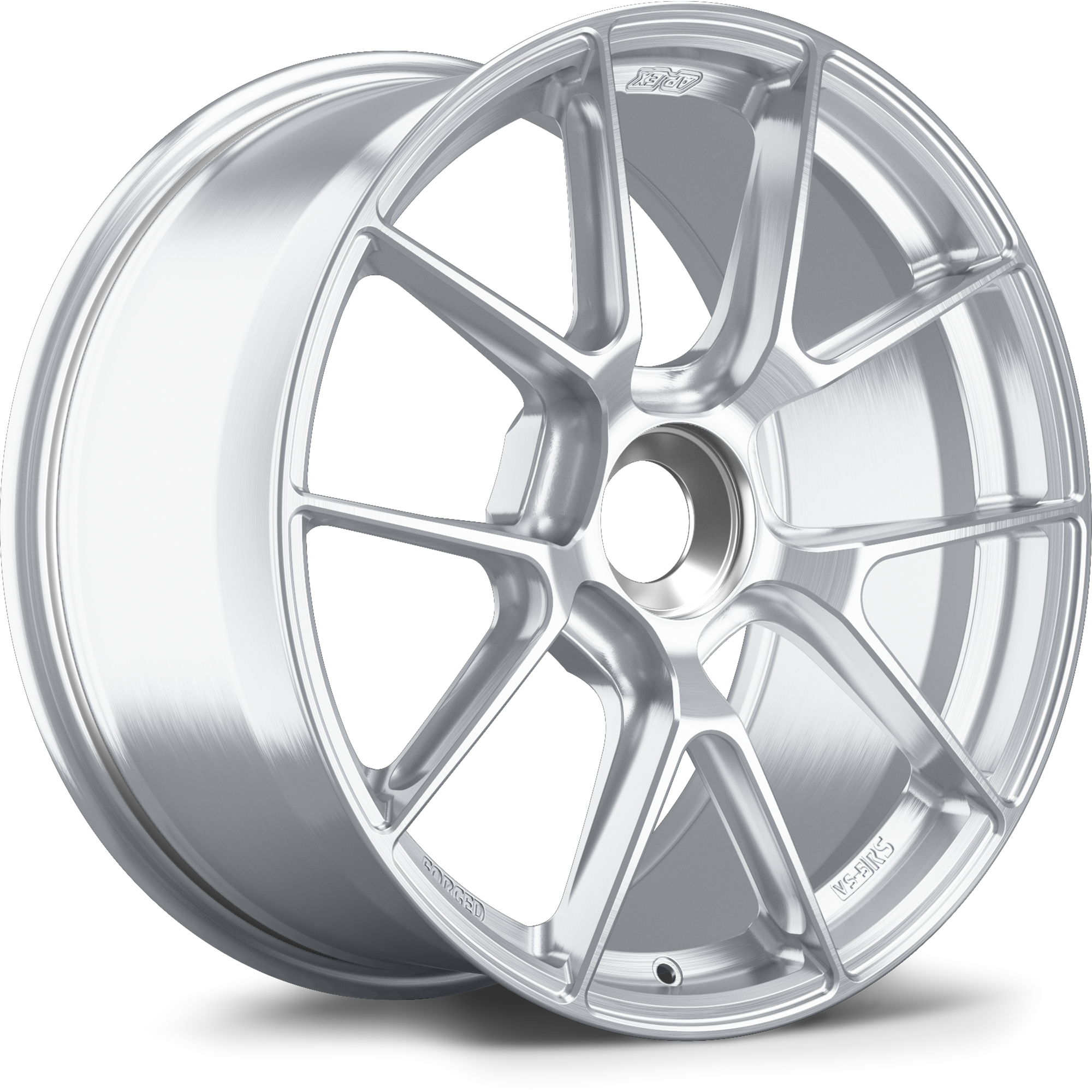 Apex VS-5RS Forged Alloy Wheel 19x9.5 ET50 PSCL Brushed Clear 101mm CB