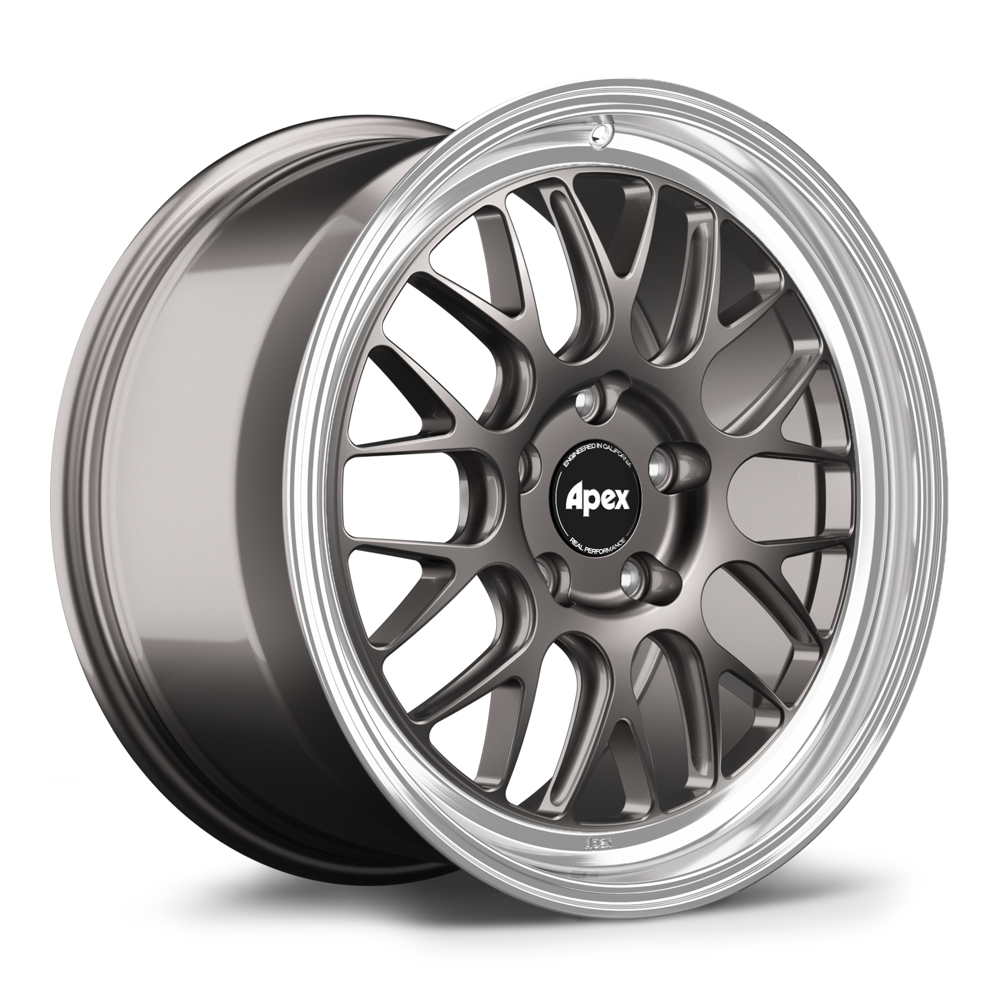 Apex ML-10RT Alloy Wheel 18x9 ET42 5x100 56.1mm CB Anthracite - Machined Lip