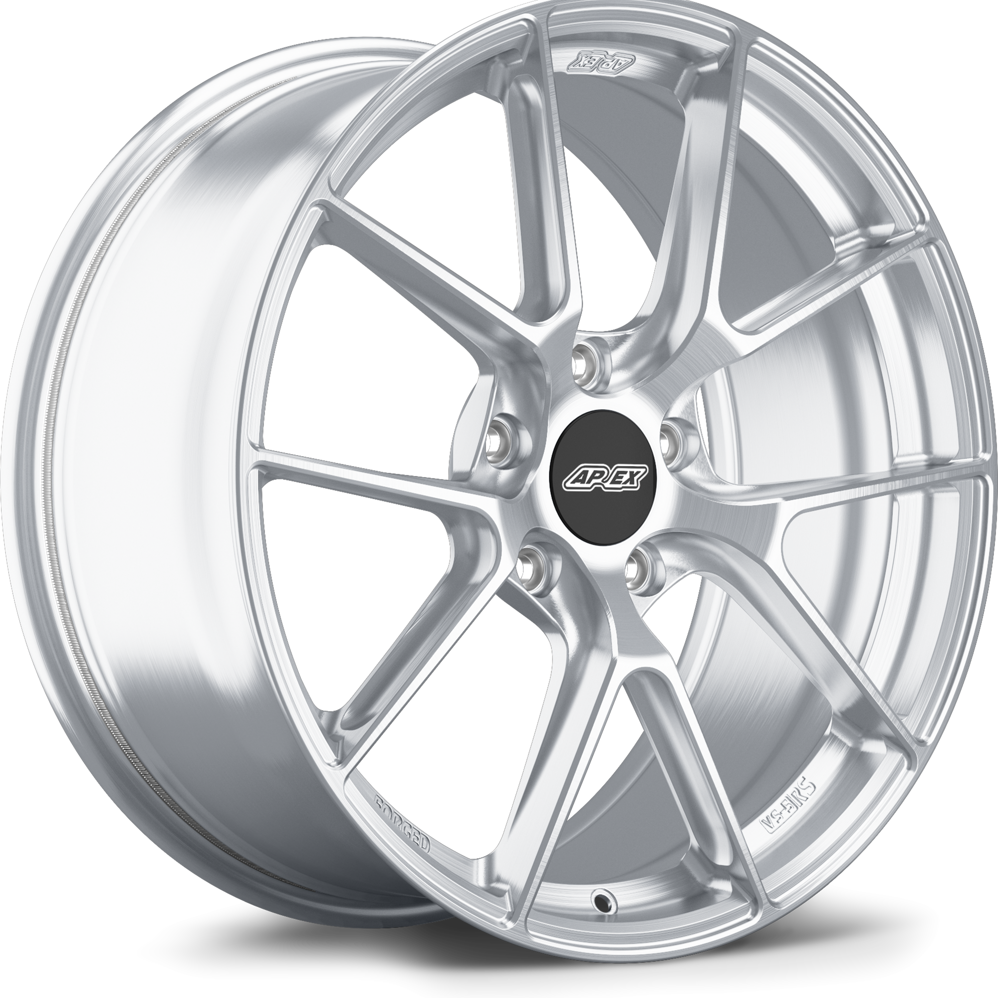Apex VS-5RS Forged Alloy Wheel 20x9 ET44 5x130 Brushed Clear 71.6mm CB