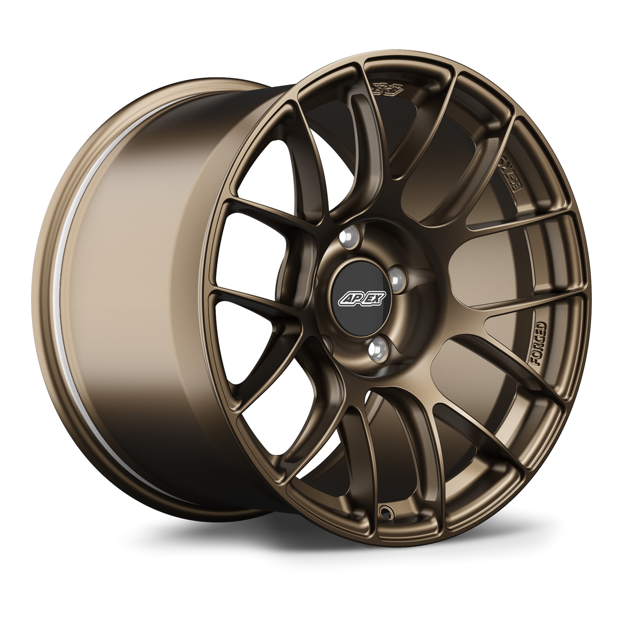 Apex EC-7RS Alloy Wheel 18x10 ET25 5x120 72.56mm CB Satin Bronze